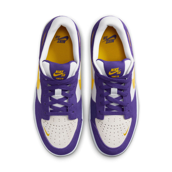 NIKE SB FORCE 58 COURT - PURPLE/AMARILLO-WHITE-WHITE