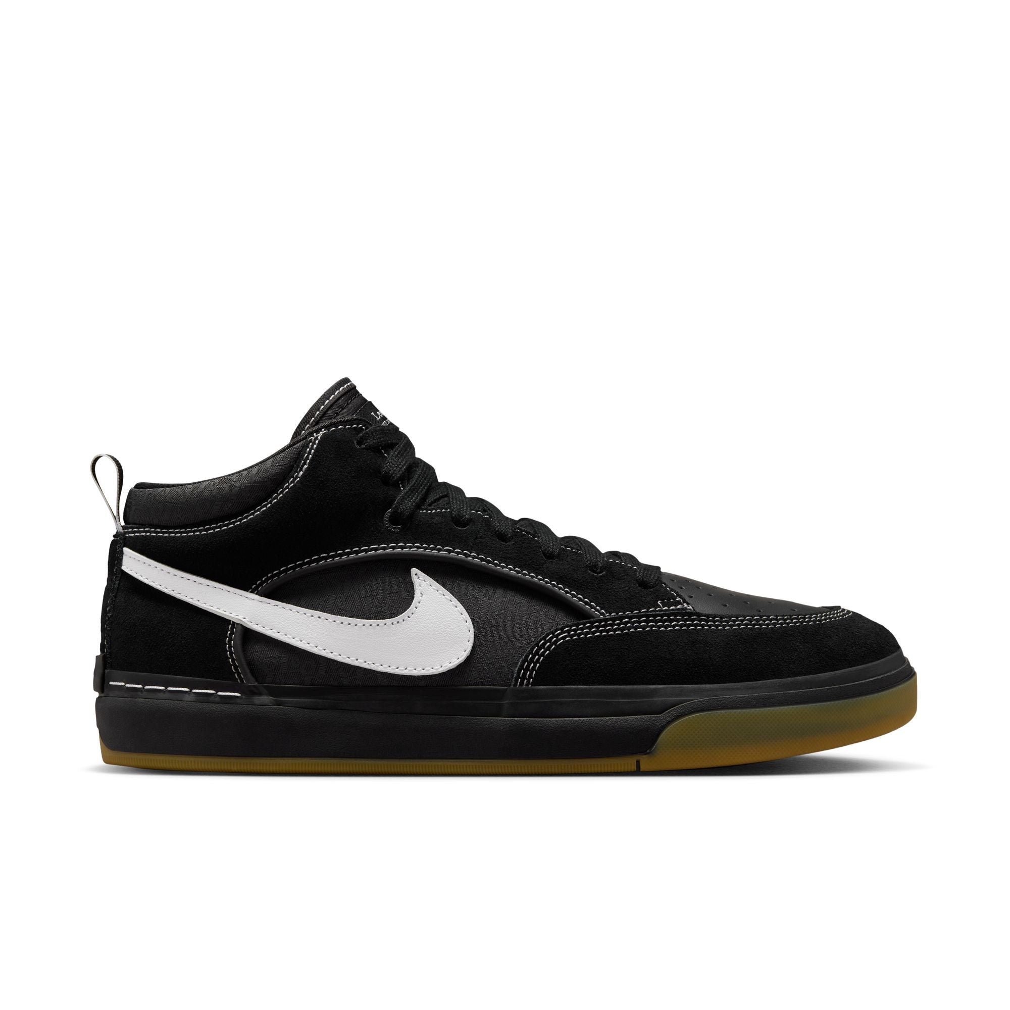 Nike SB React Leo - Black/White-Black-Gum Light Brown