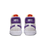 NIKE SB ZOOM BLAZER MID - WHITE/COURT PURPLE-WHITE-GUM LIGHT BROWN