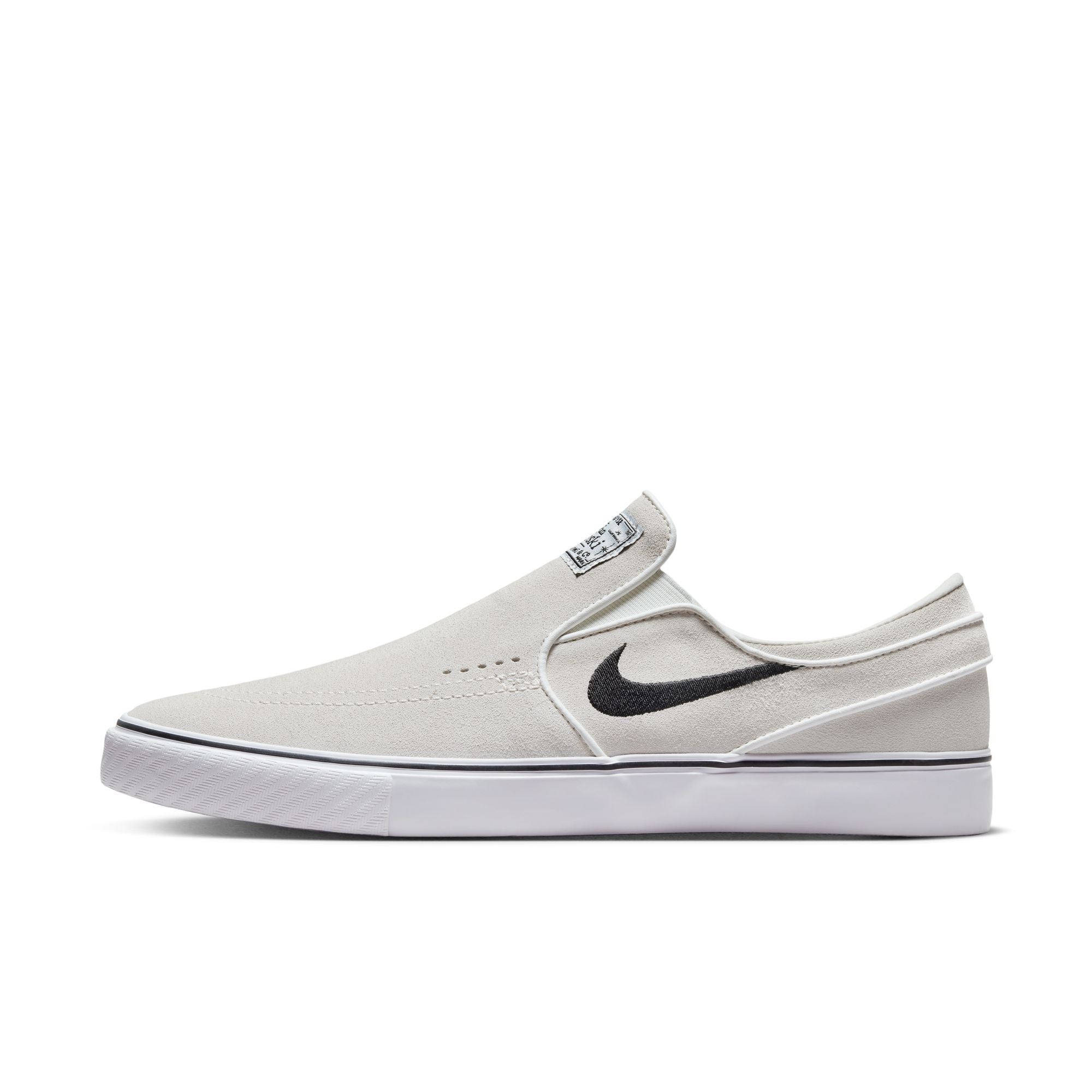 Nike SB Janoski+ Slip - SUMMIT WHITE/BLACK-SUMMIT WHITE-WHITE