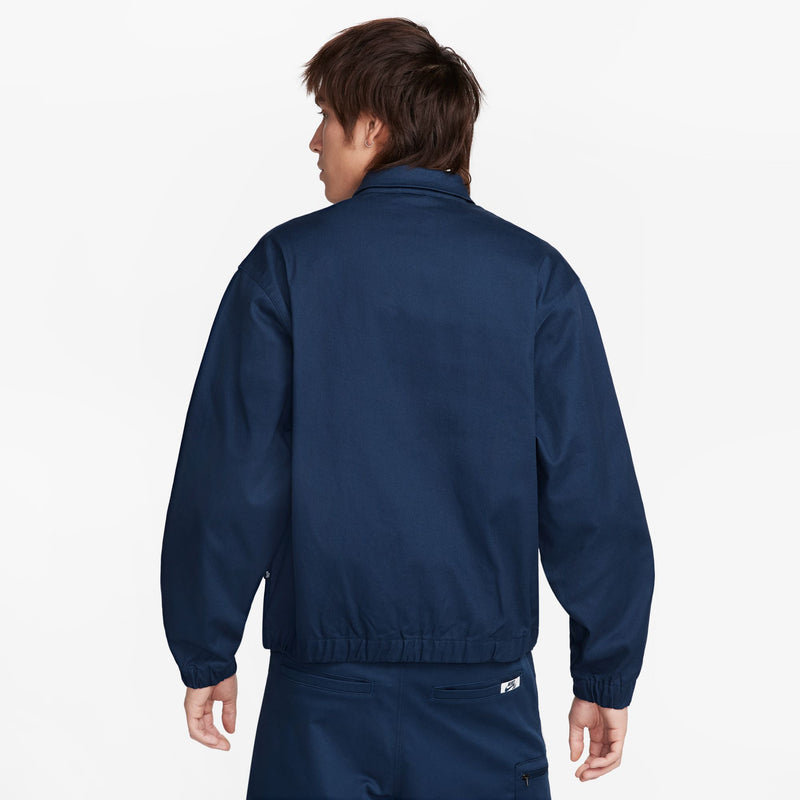 Navy blue sales jacket nike