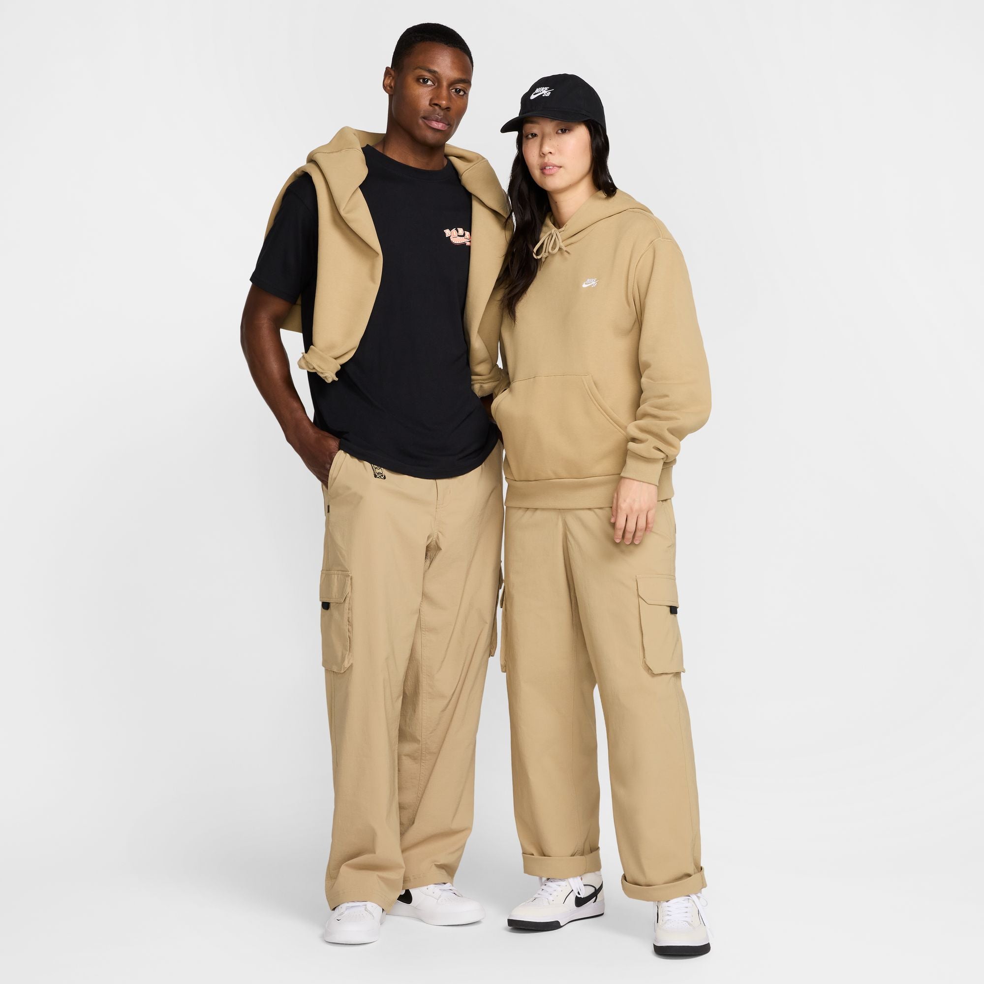 Nike SB Kearny Cargo Skate Pants - Parachute Beige/White