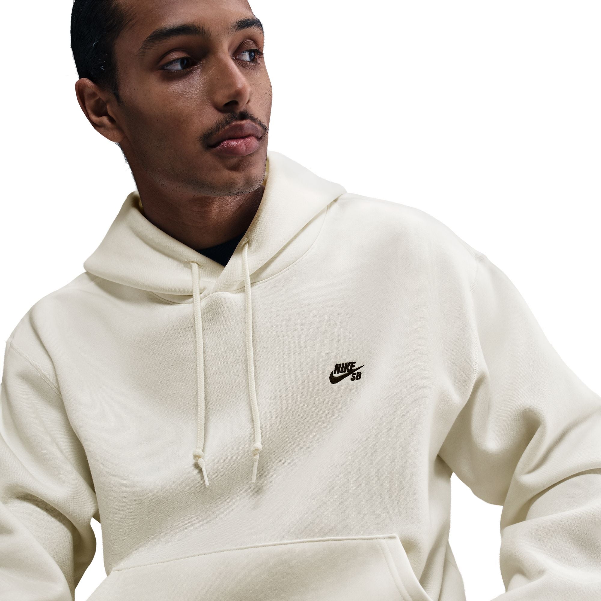 Nike SB Fleece Pullover Skate Hoodie - Sail/Black