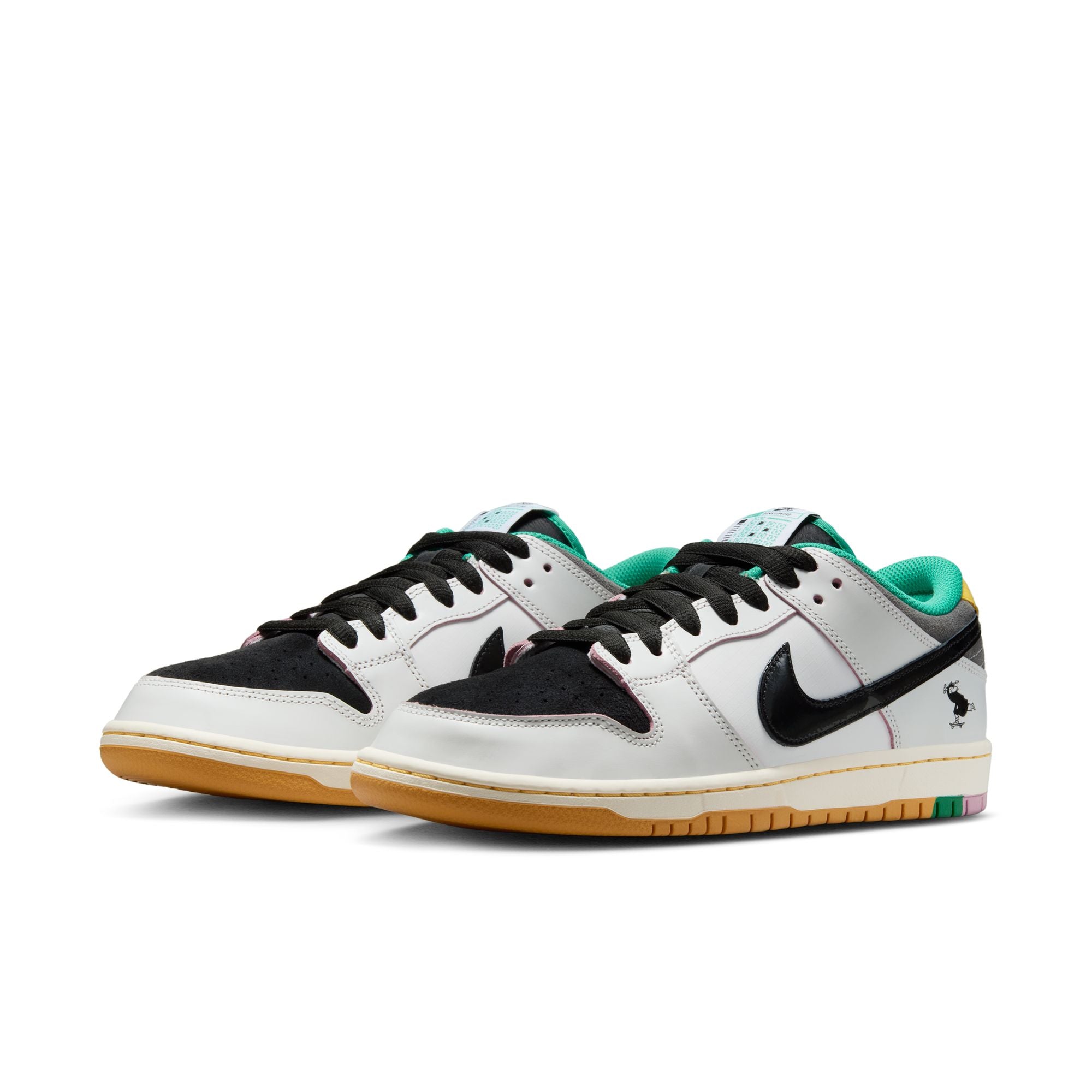 Nike SB Dunk Low Pro SUMMIT WHITE/BLACK-WHITE-IRON GREY