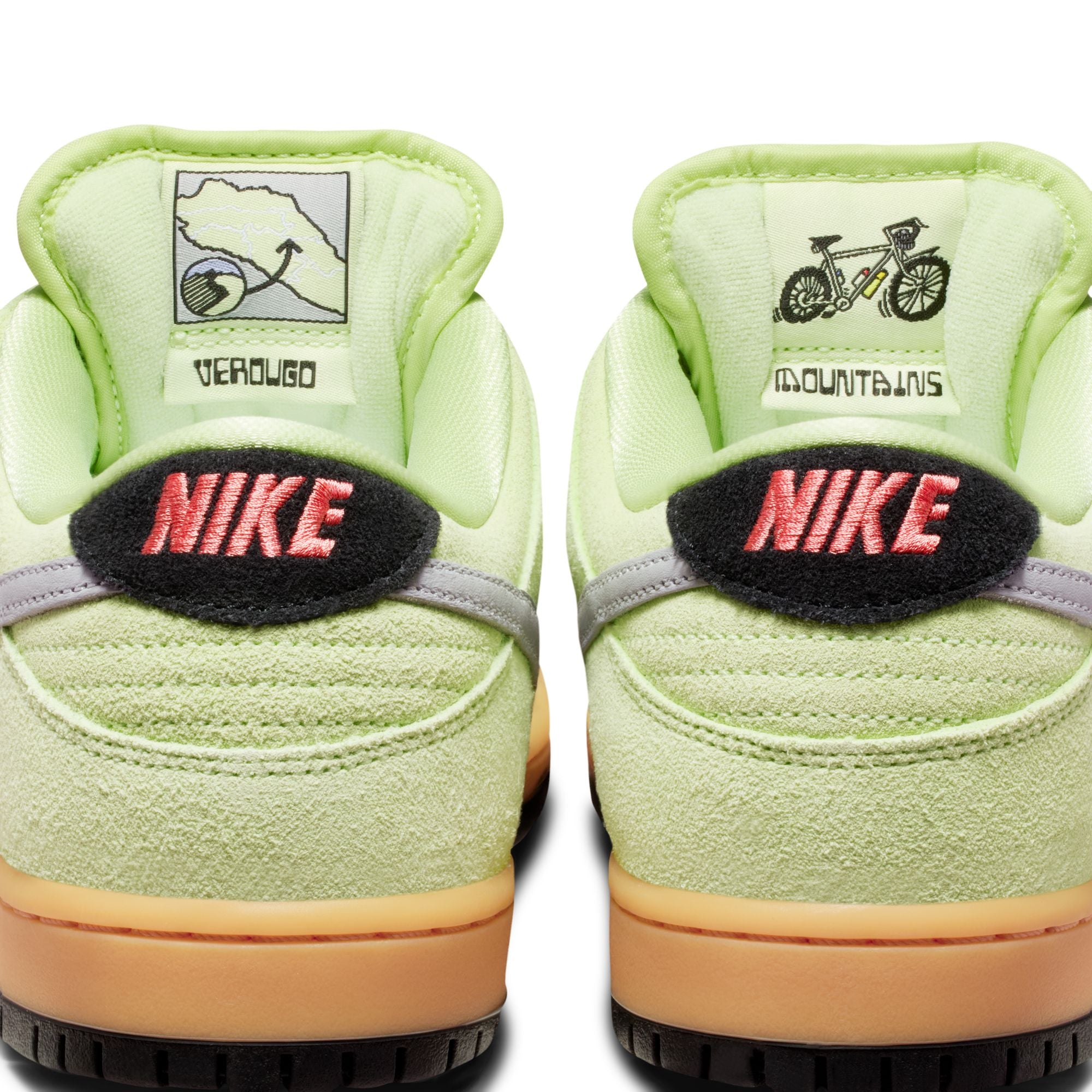 Nike SB Dunk Low "Verdugo Mountain" - LT Liquid Lime Wolf Grey-Black