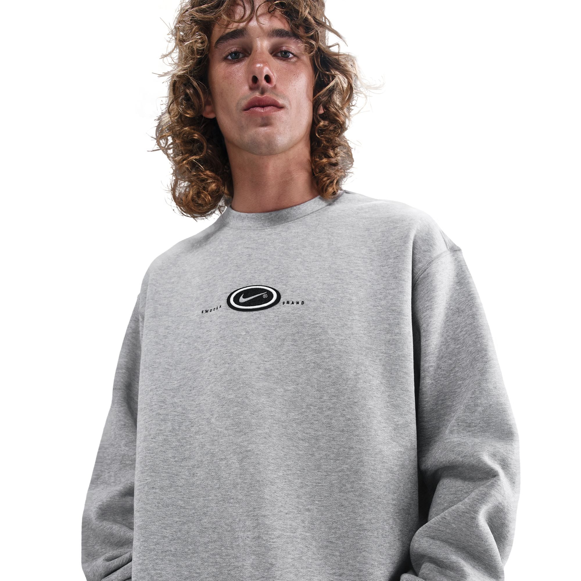 Nike SB Fleece Crew Koston - Dk. Grey Heather