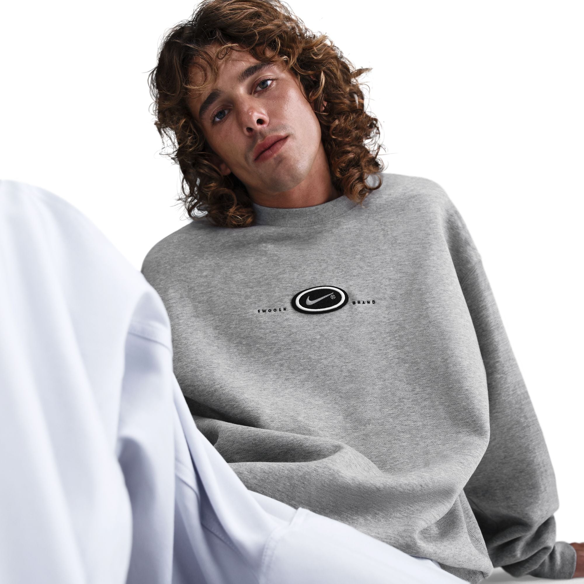 Nike SB Fleece Crew Koston - Dk. Grey Heather