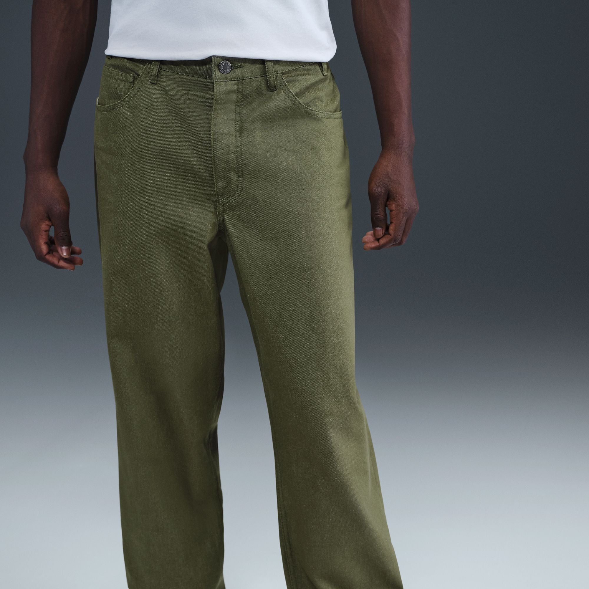 Nike SB Loose Denim Skate Pants - Medium Olive