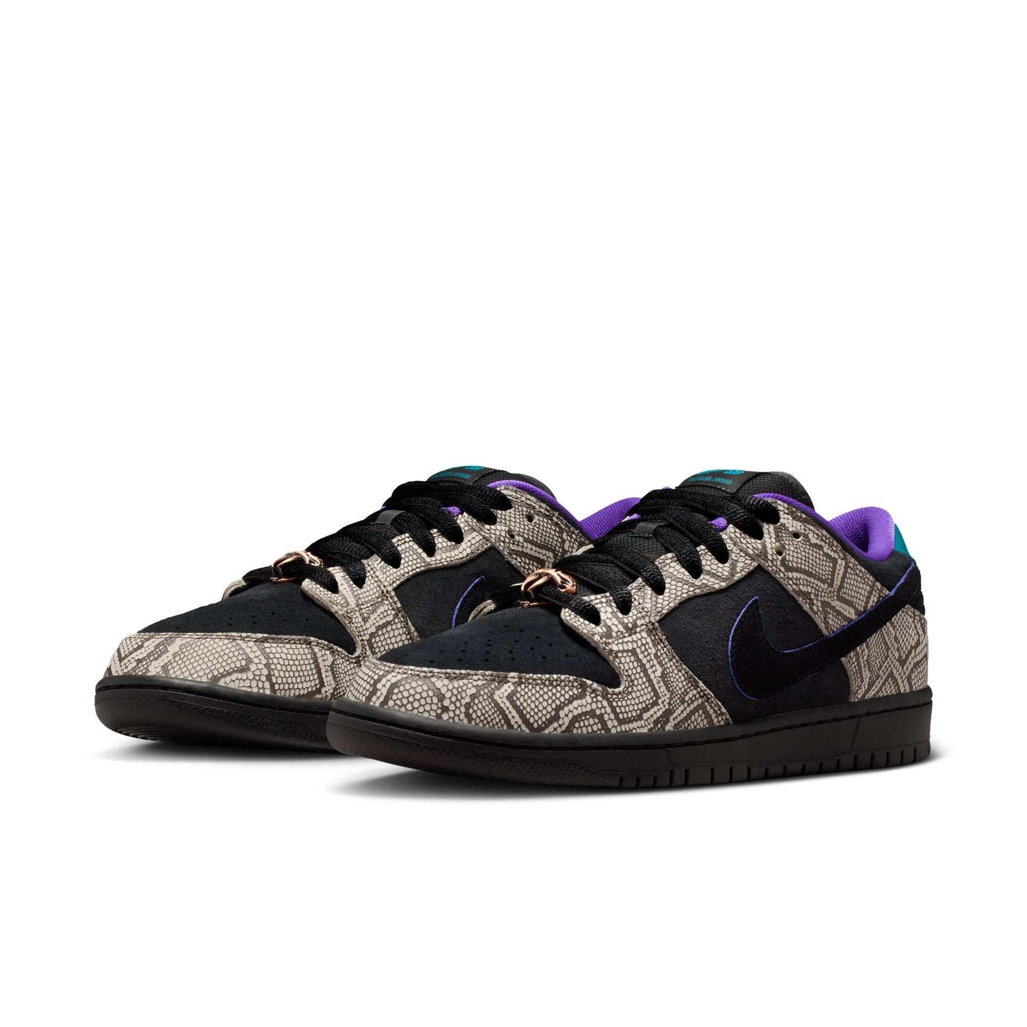 Nike SB Dunk Low x Dashawn Jordan - STRING/BLACK-BRIGHT SPRUCE-FIERCE PURPLE