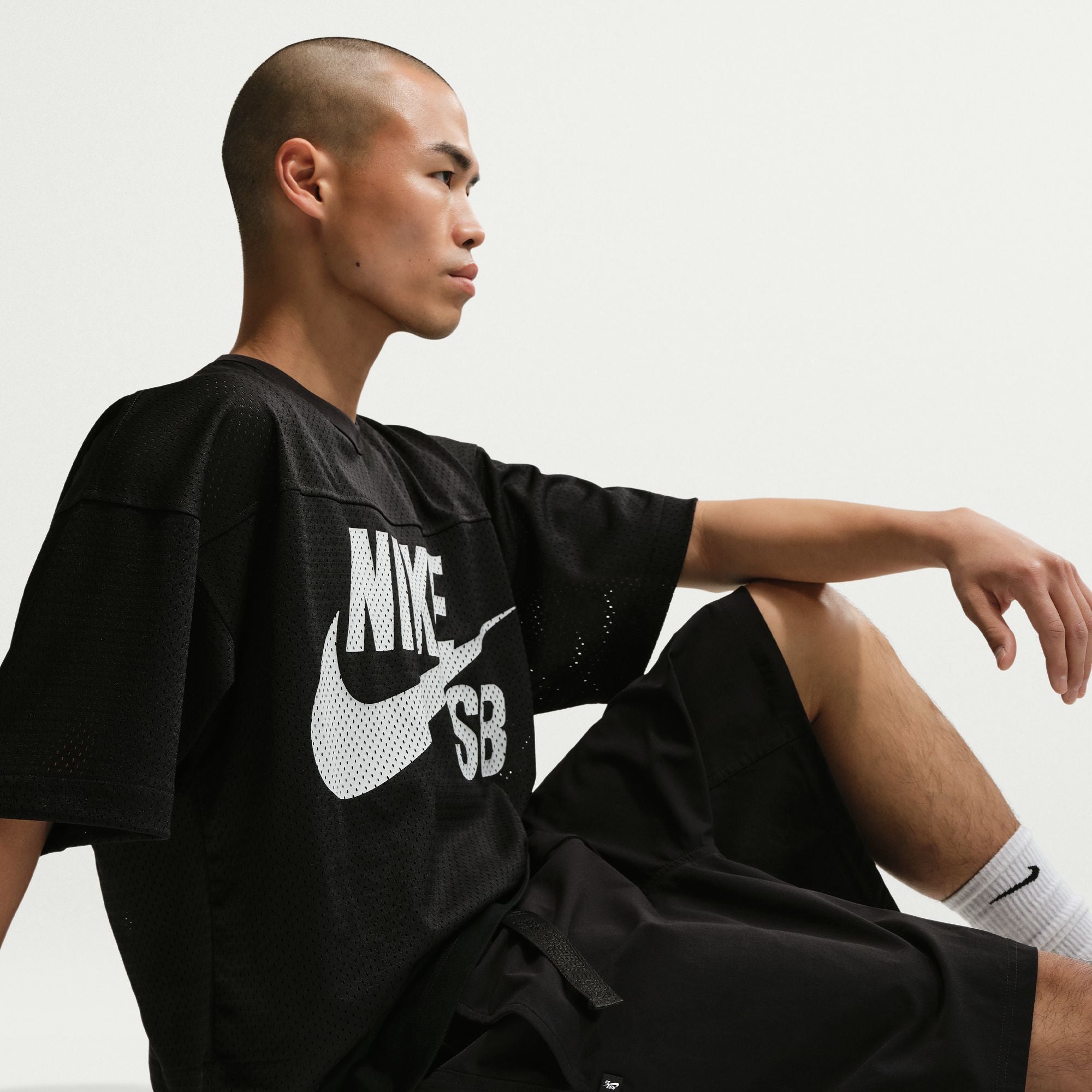 Nike SB Skate Shorts - Black/White