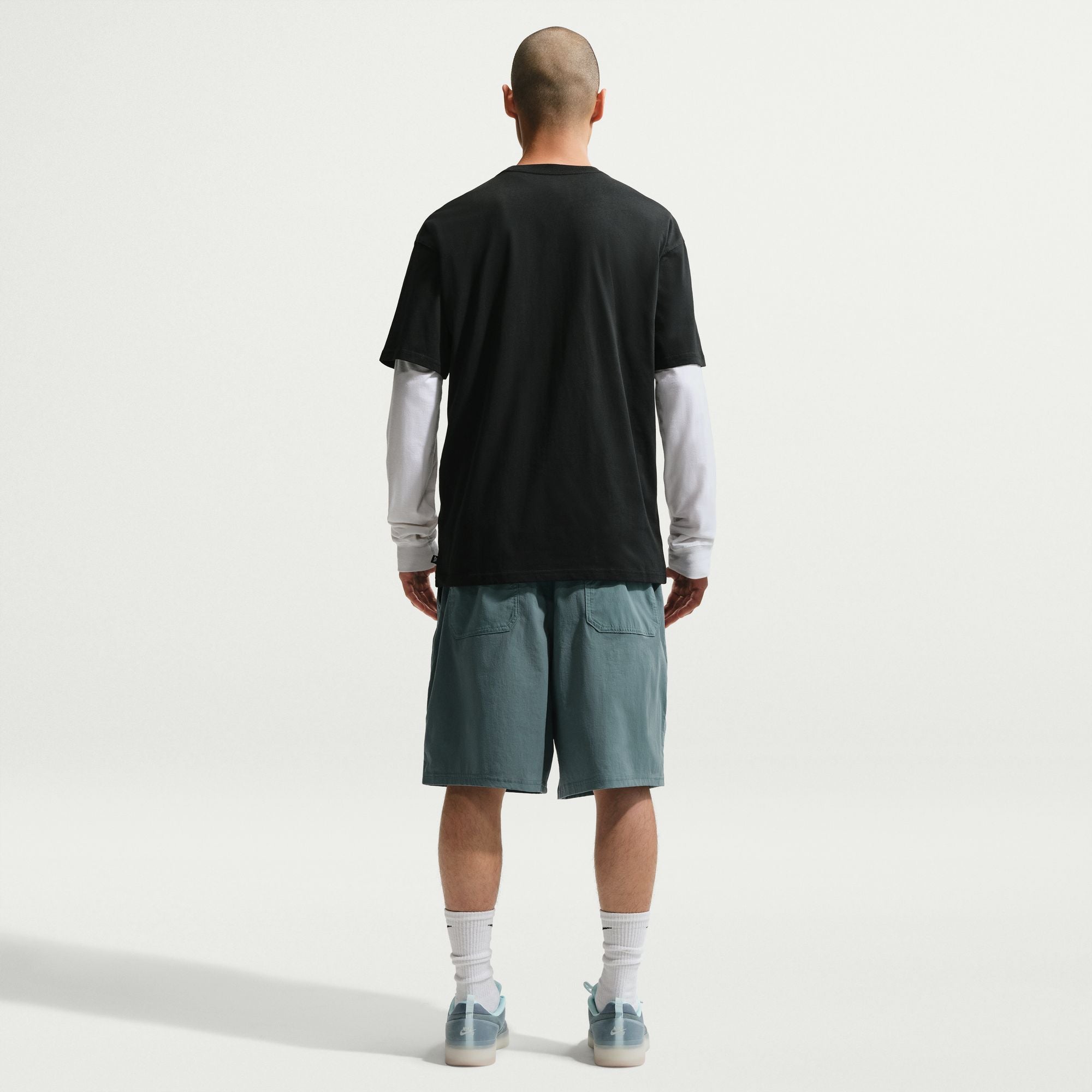 Nike SB Skate Shorts - Mineral Slate/White