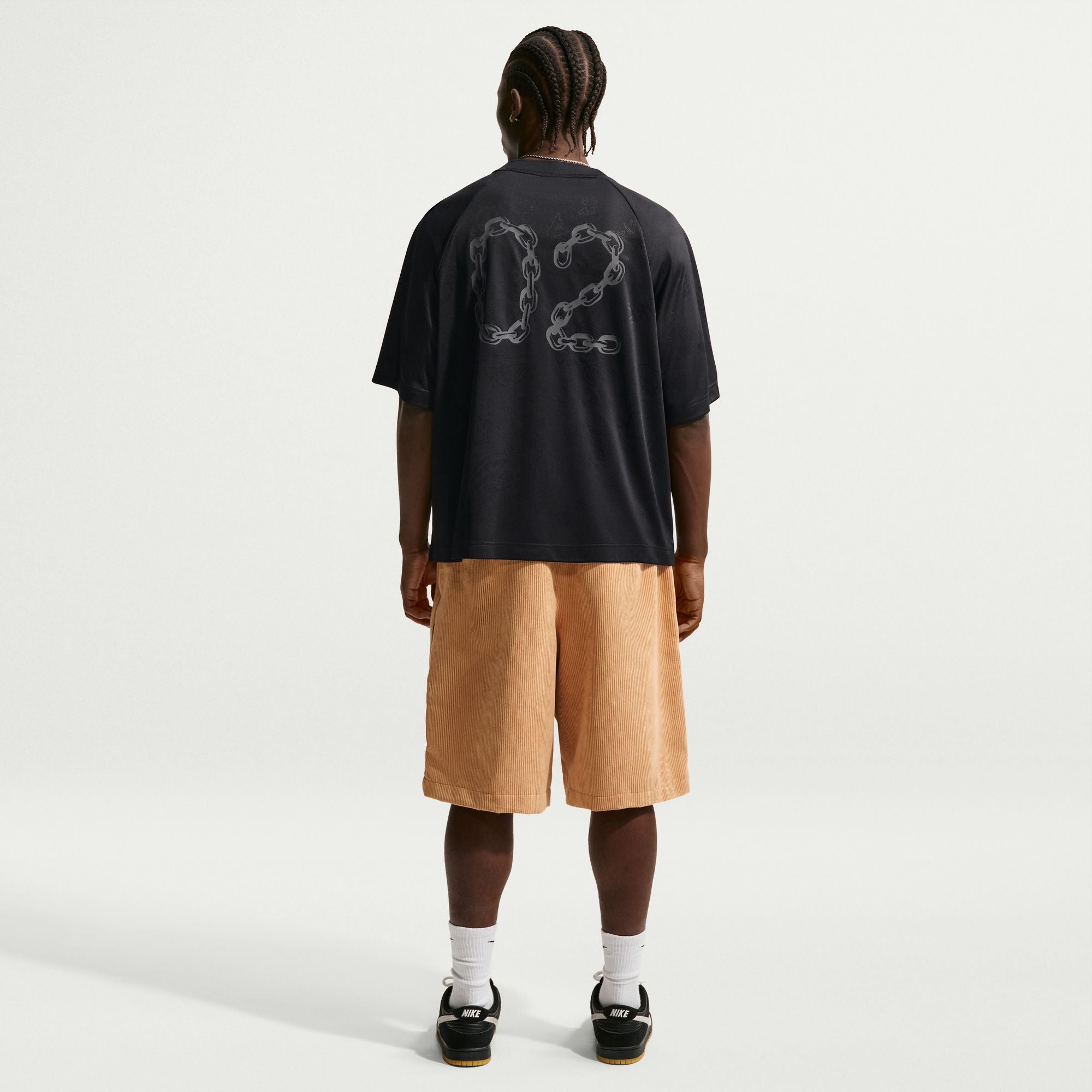Nike SB Jacquard Skate Jersey Top - Black