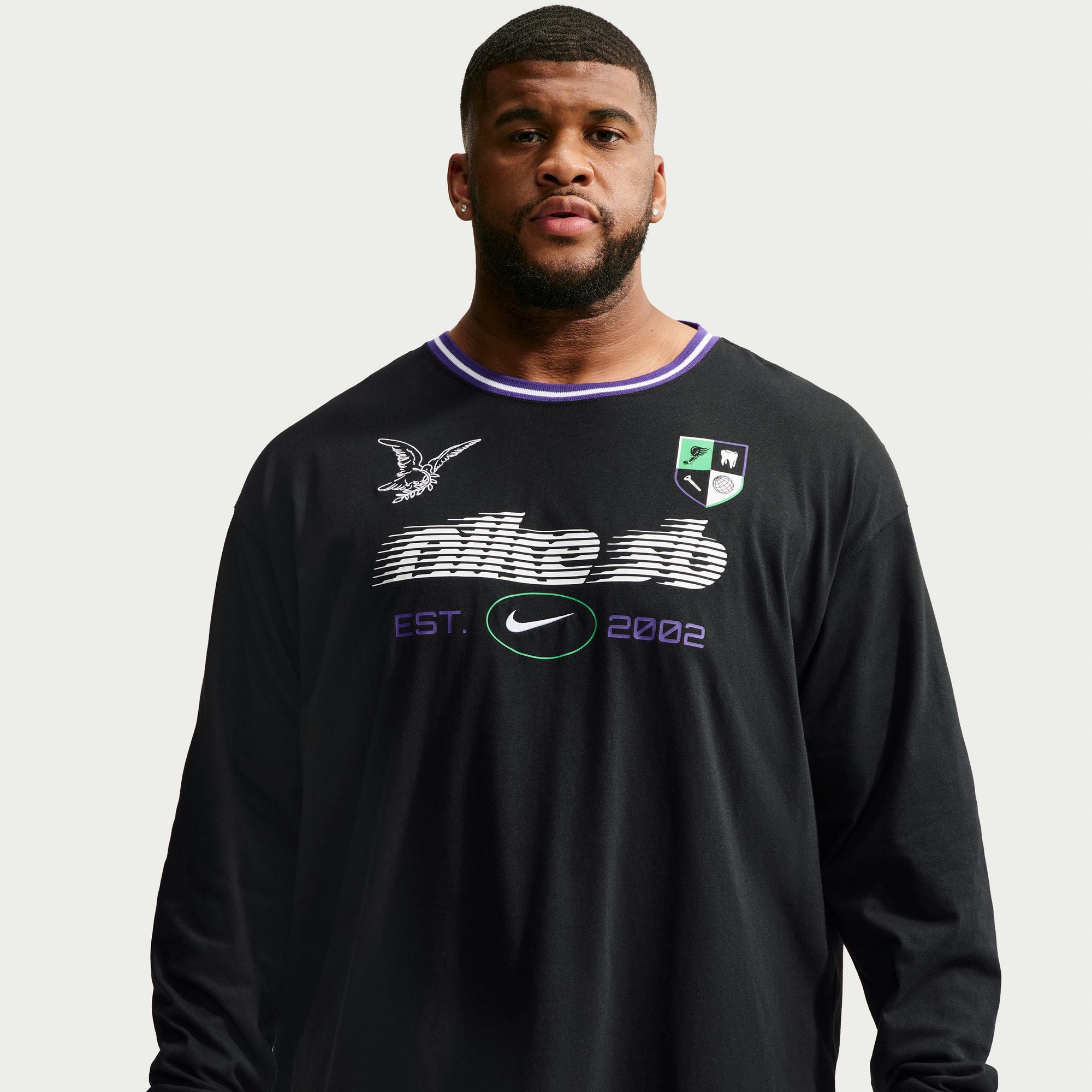 Nike SB Long-Sleeve Skate T-Shirt - Black