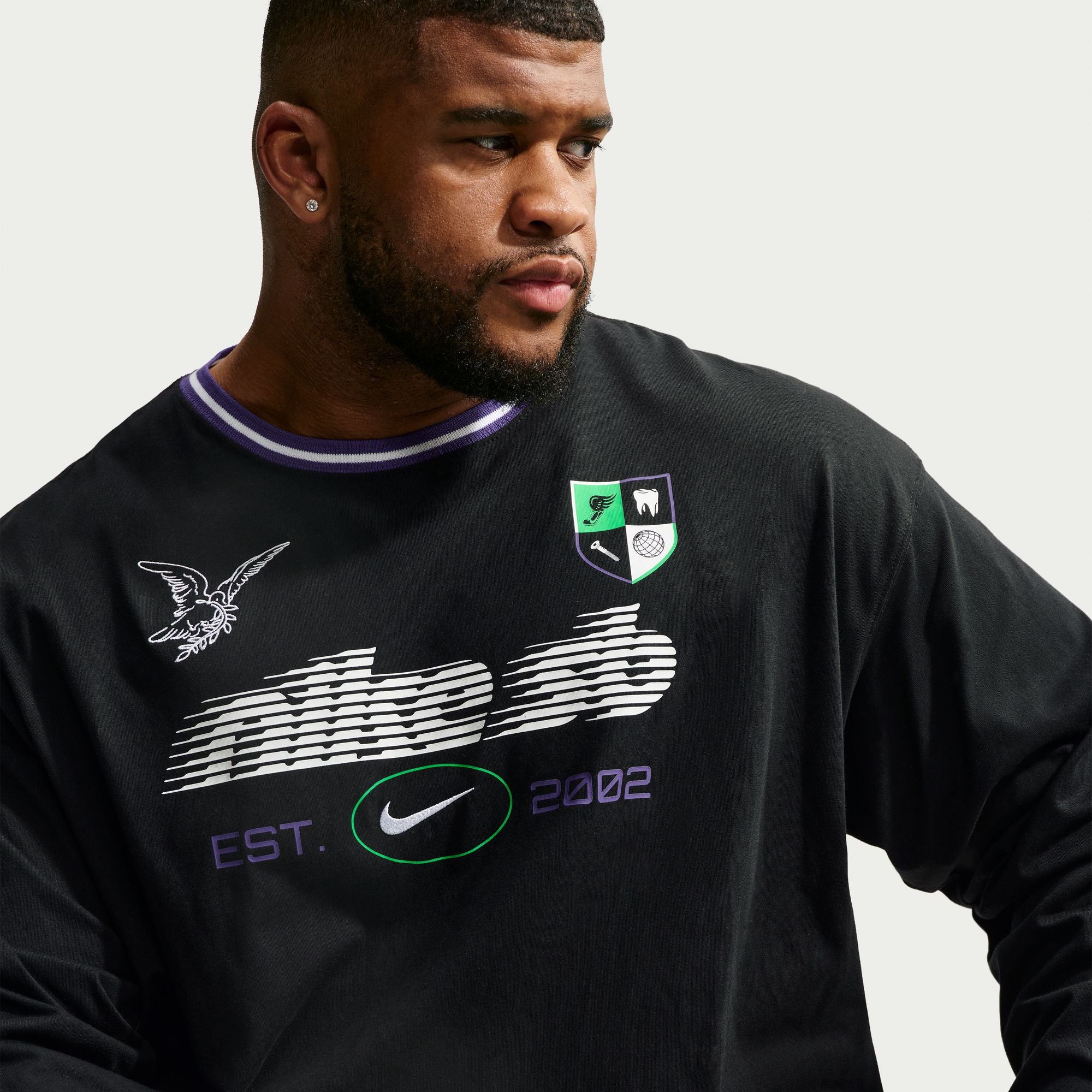 Nike SB Long-Sleeve Skate T-Shirt - Black