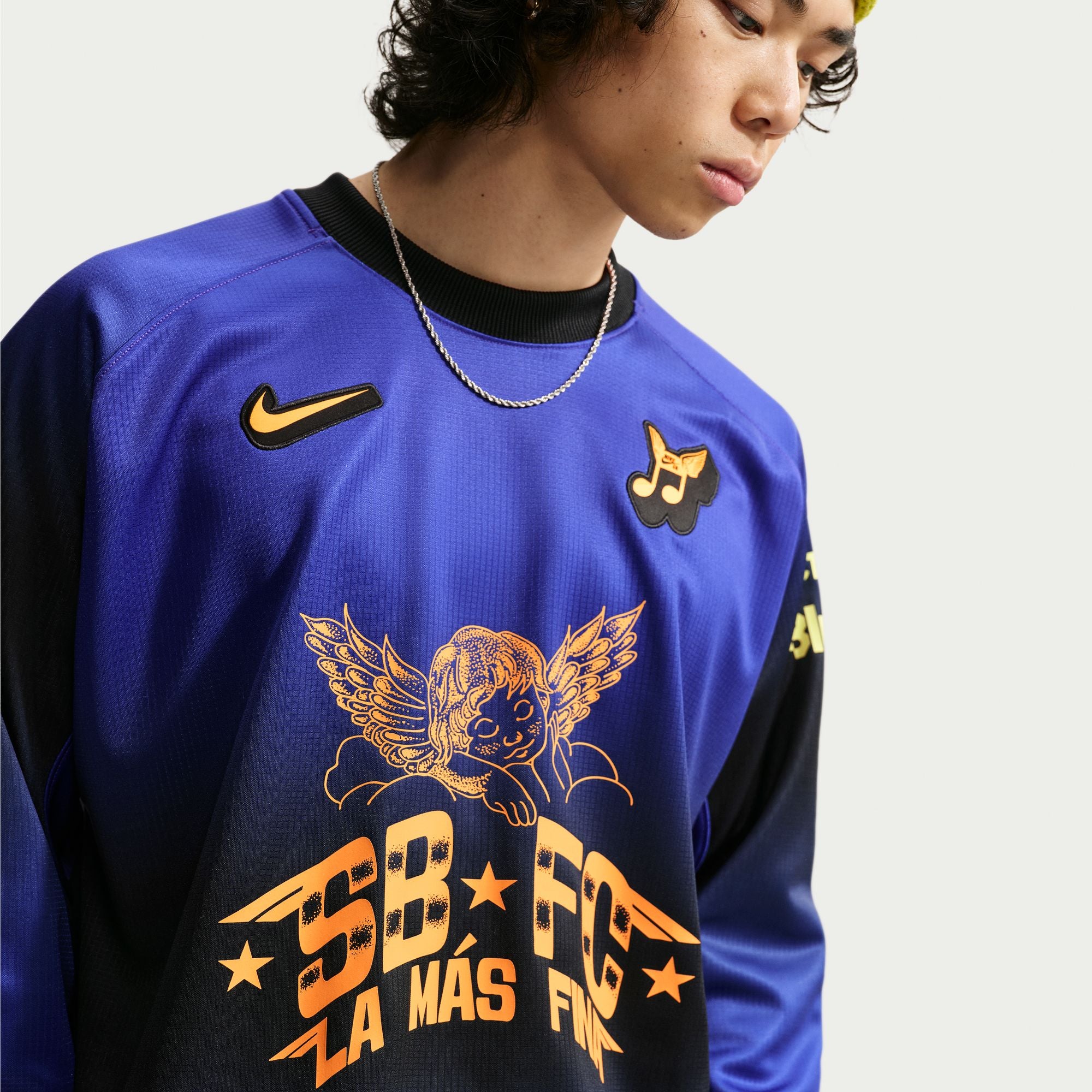 Nike SB Long-Sleeve Skate Top - Dark Concord