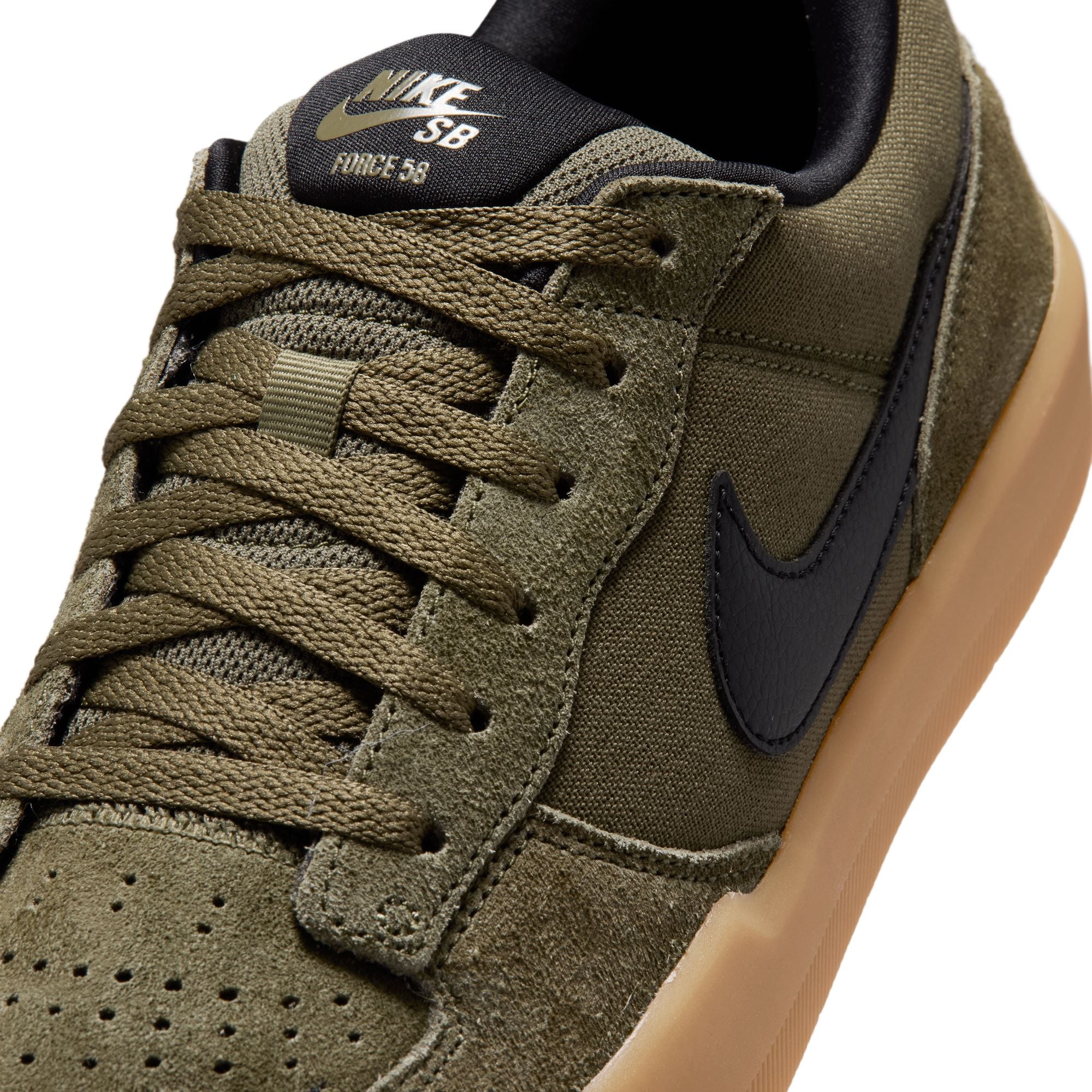 NIKE SB FORCE 58 - MEDIUM OLIVE/BLACK-MEDIUM OLIVE