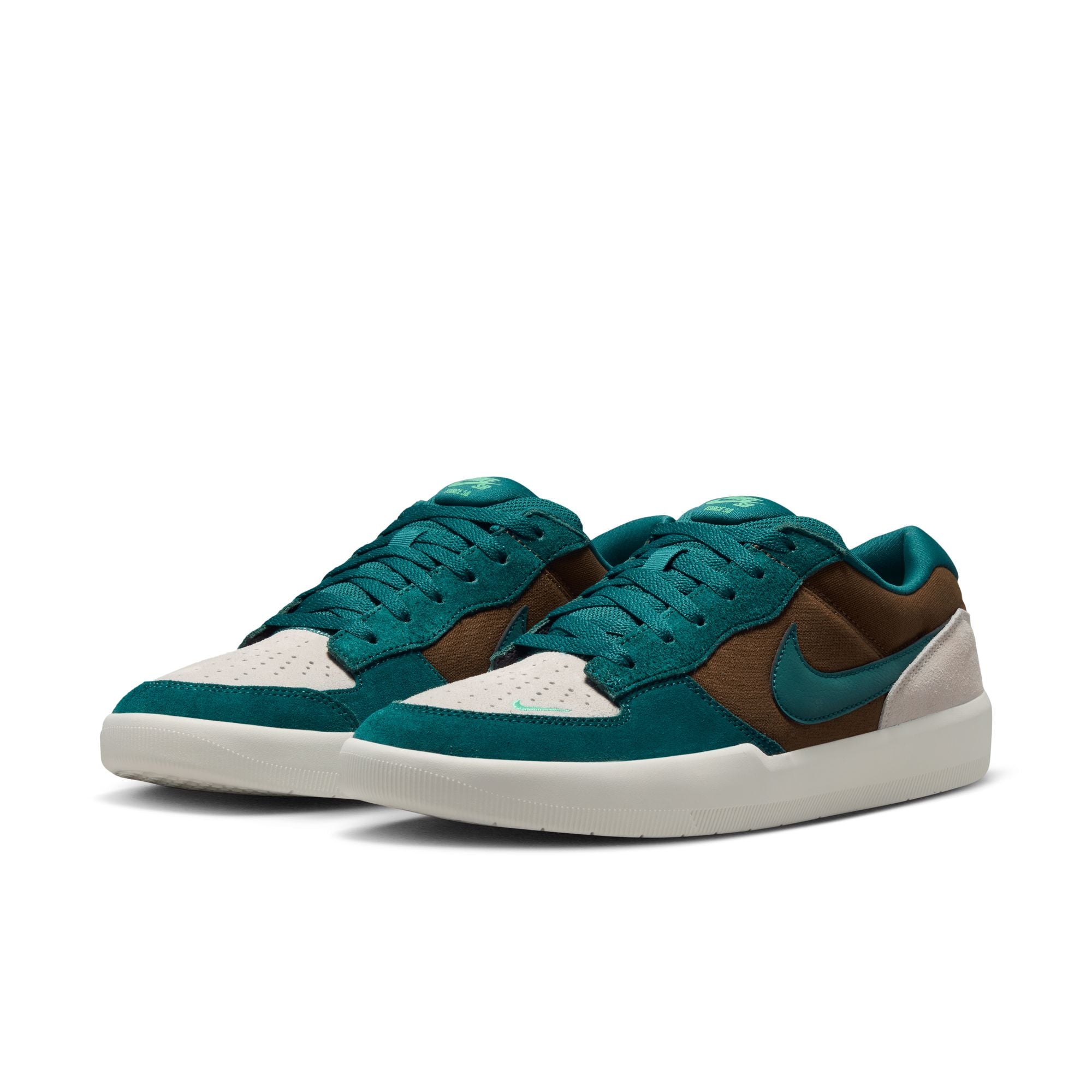 NIKE SB FORCE 58 - MOSSWOOD BROWN/GEODE TEAL-LT OREWOOD BRN