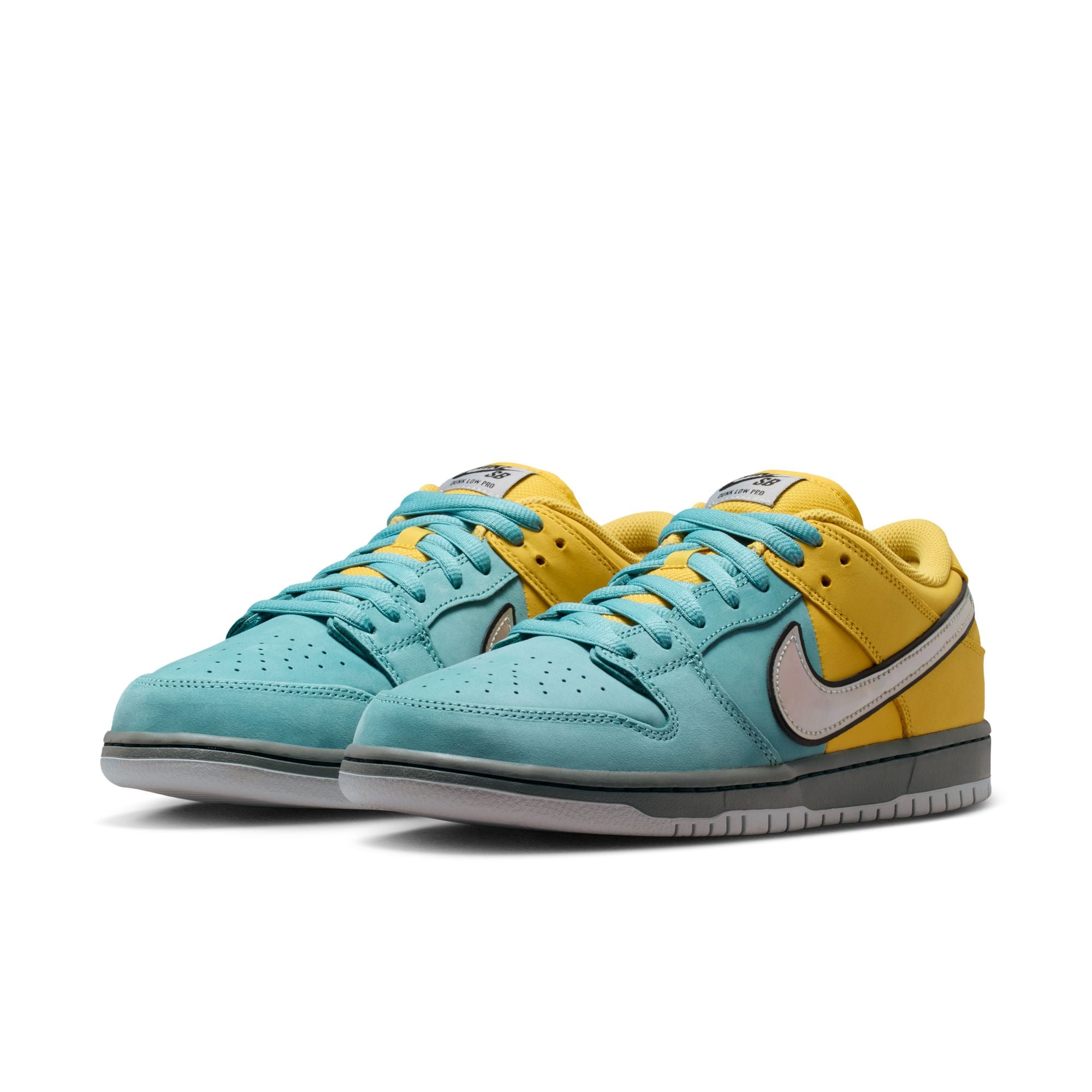 NIKE SB DUNK LOW PRO - LIGHTENING/WOLF GREY-DENIM TURQ (Muni Pass)