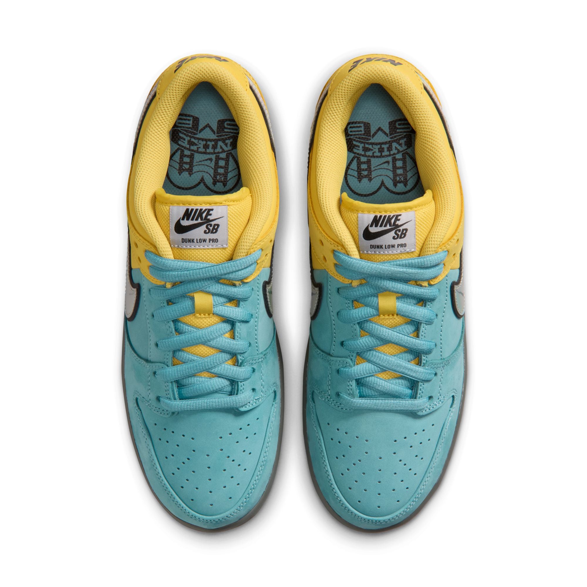 NIKE SB DUNK LOW PRO - LIGHTENING/WOLF GREY-DENIM TURQ (Muni Pass)