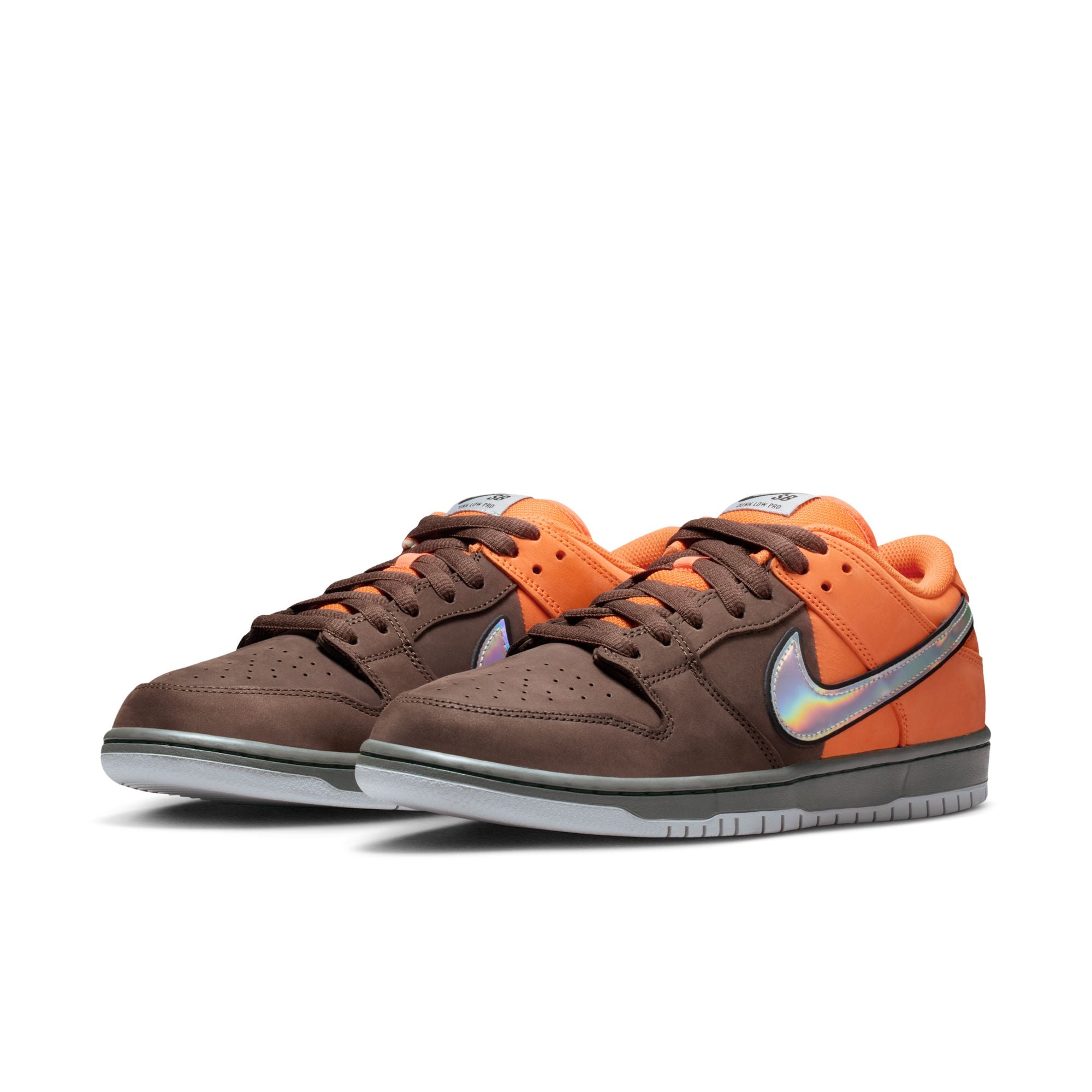 NIKE SB DUNK LOW PRO - SAFETY ORANGE/WOLF GREY-BAROQUE BROWN