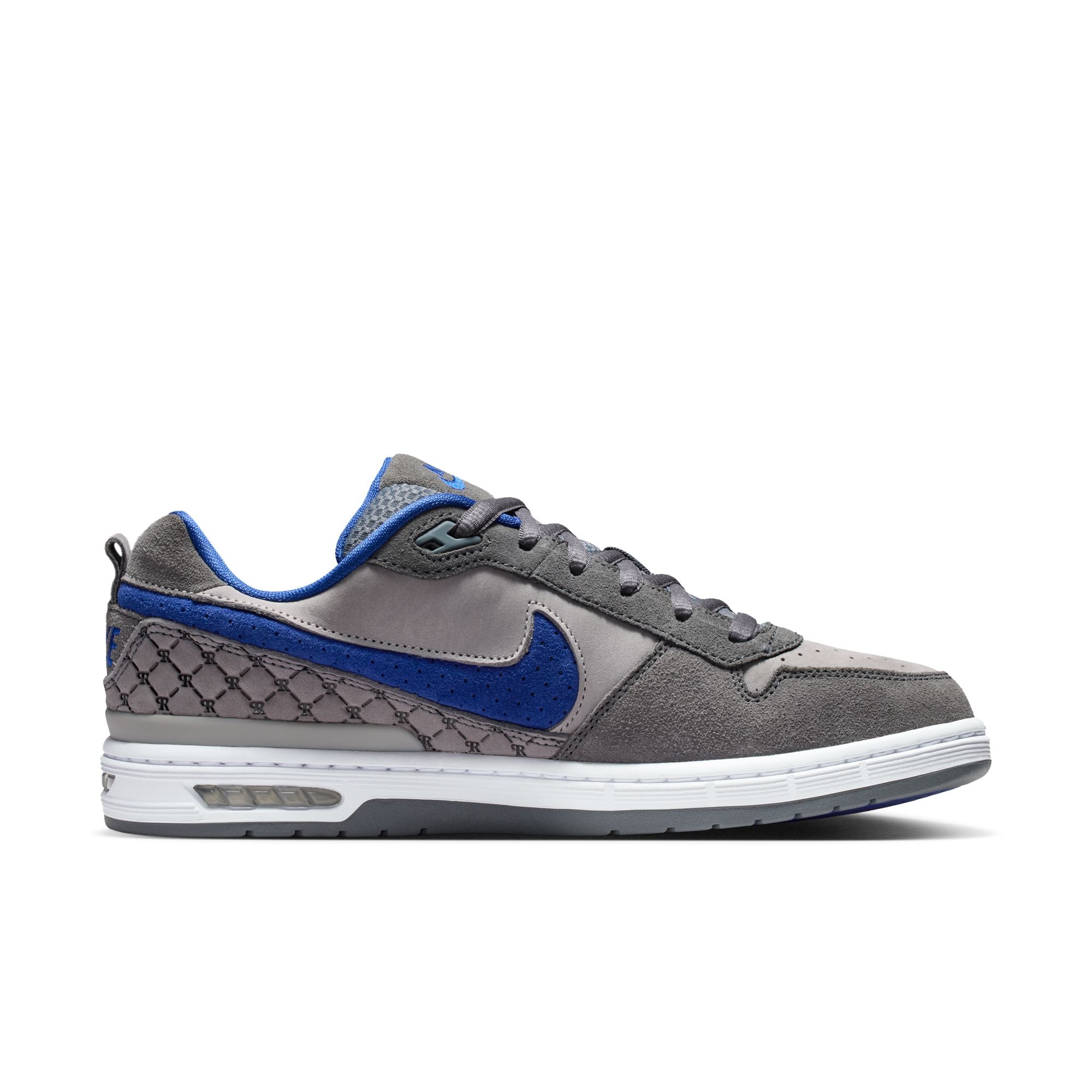 PAUL RODRIGUEZ ZOOM AIR LOW DG - FLINT GREY/DEEP ROYAL BLUE-FLINT GREY