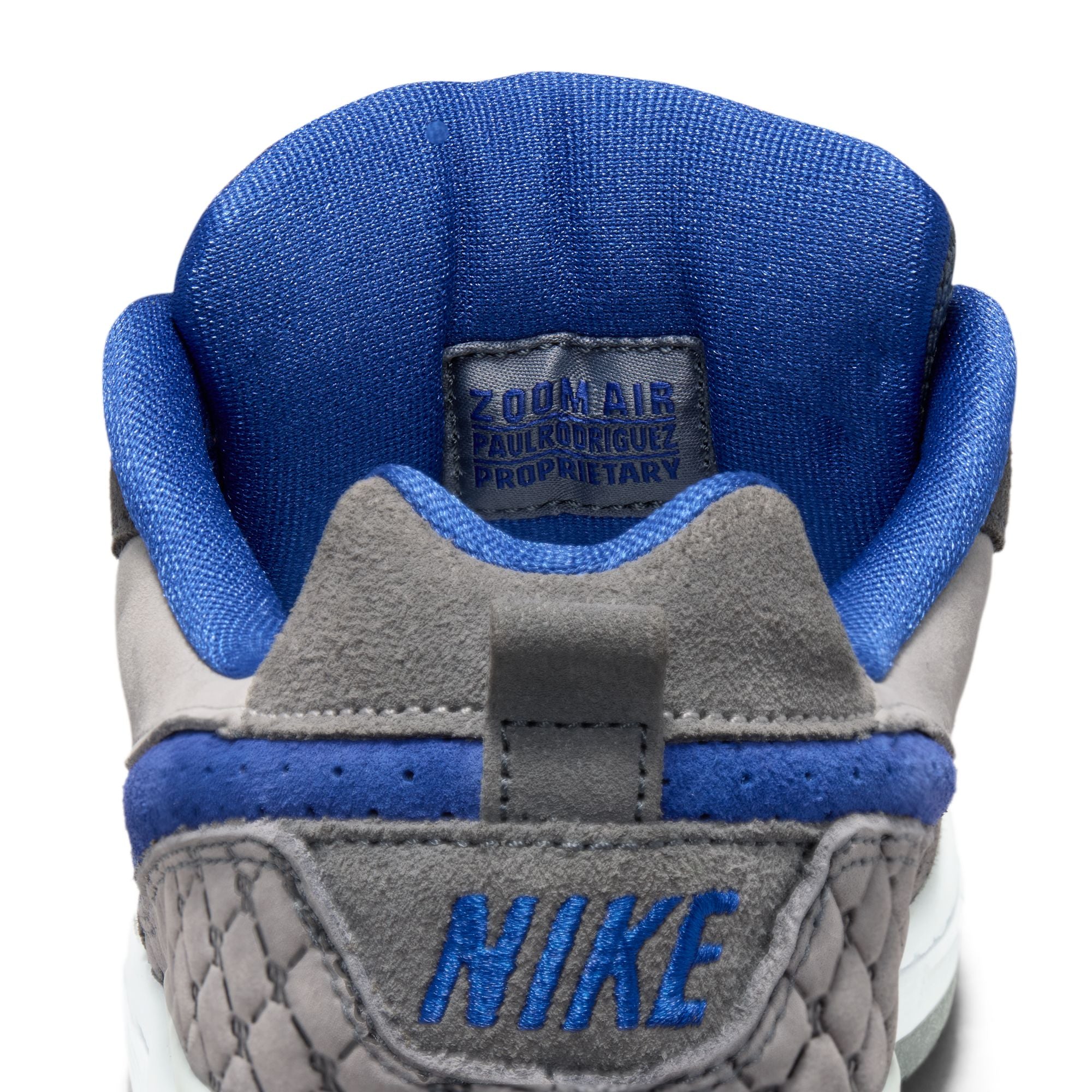 PAUL RODRIGUEZ ZOOM AIR LOW DG - FLINT GREY/DEEP ROYAL BLUE-FLINT GREY