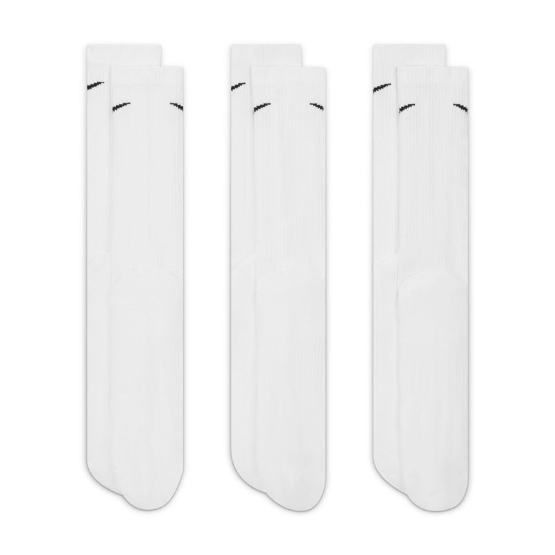 Nike Everyday Plus Cushioned Training Crew Socks (3 Pairs) - White