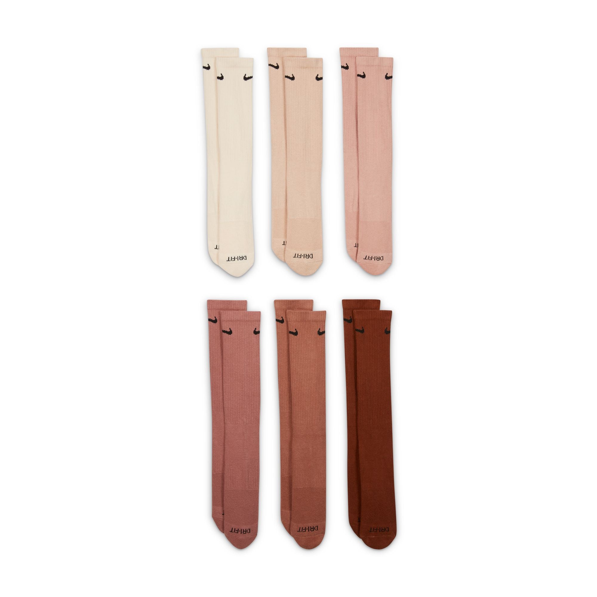 Nike Everyday Plus Cushioned Training Crew Socks (6 Pairs) - Multi