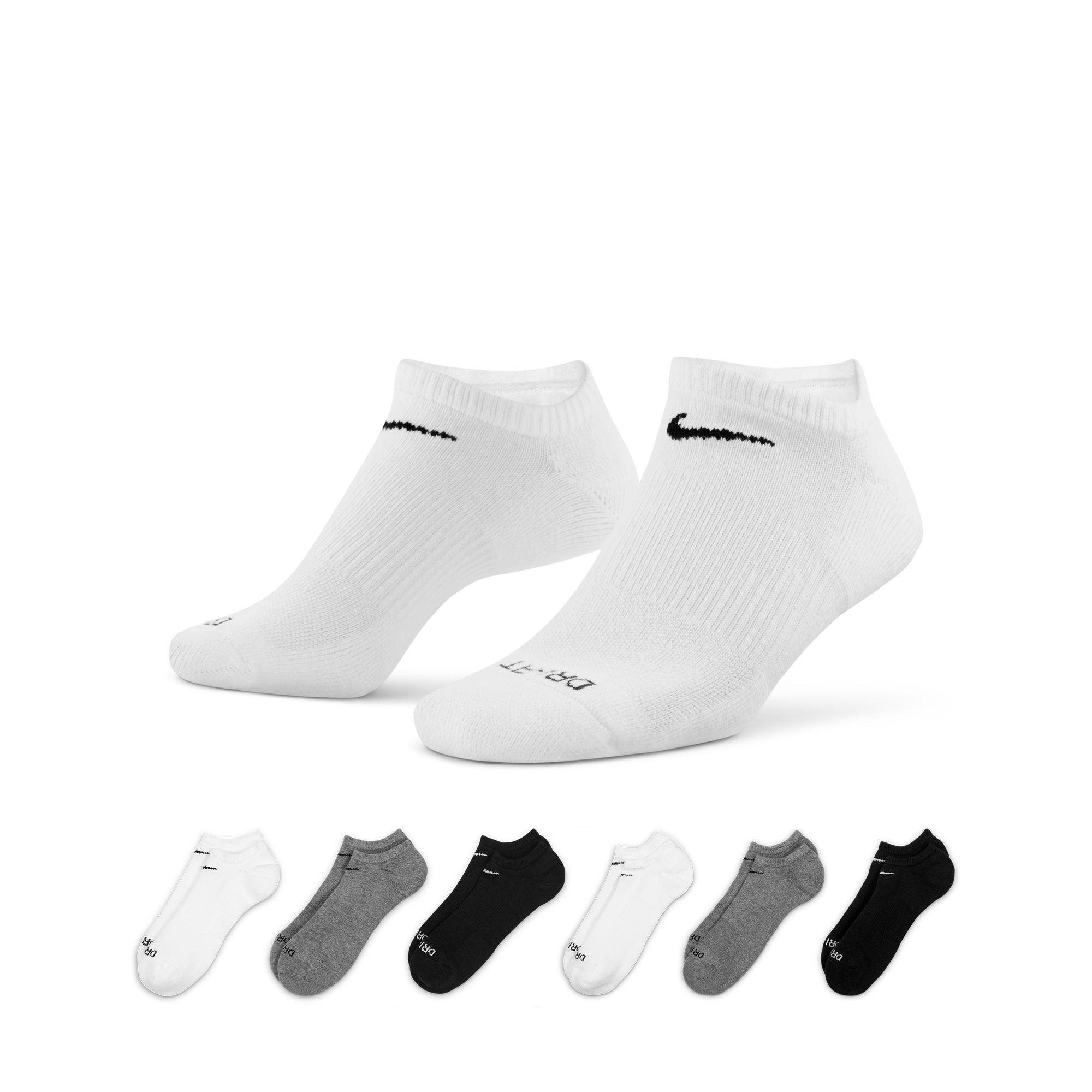 Nike Everyday Plus No Show Sock (6 Pack) - Multi