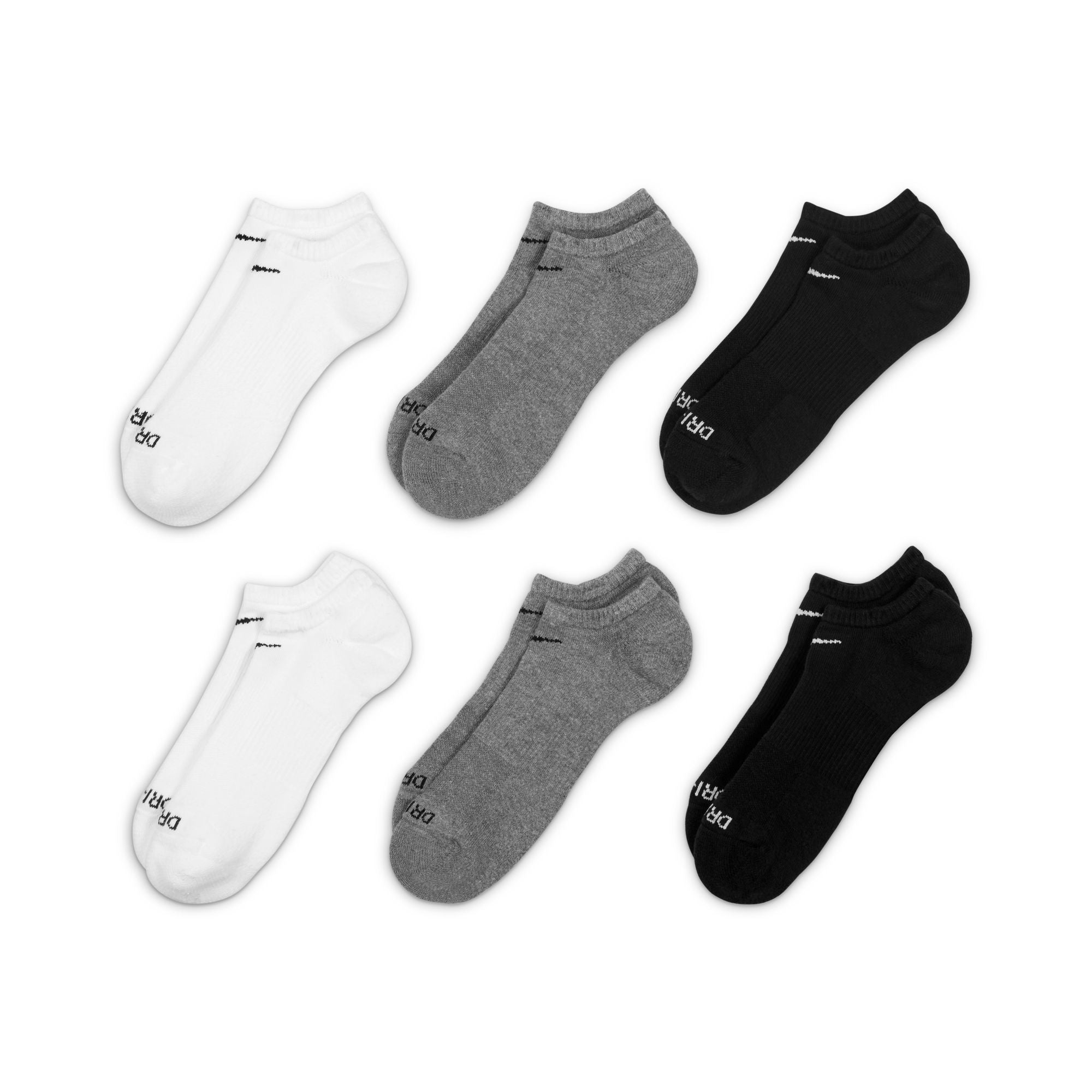 Nike Everyday Plus No Show Sock (6 Pack) - Multi
