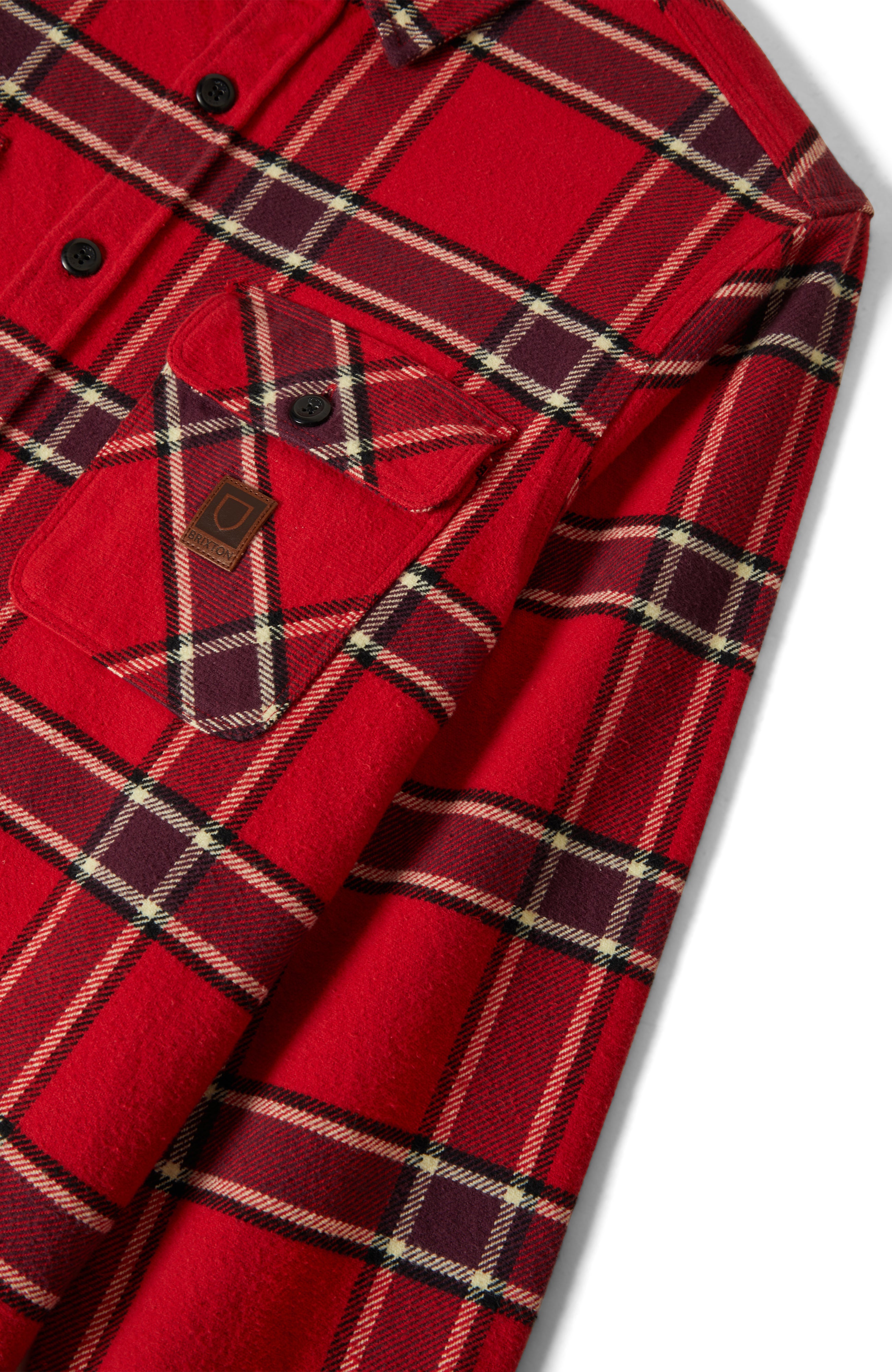 Brixton Bowery Heavyweight Flannel - Adrenaline Rush