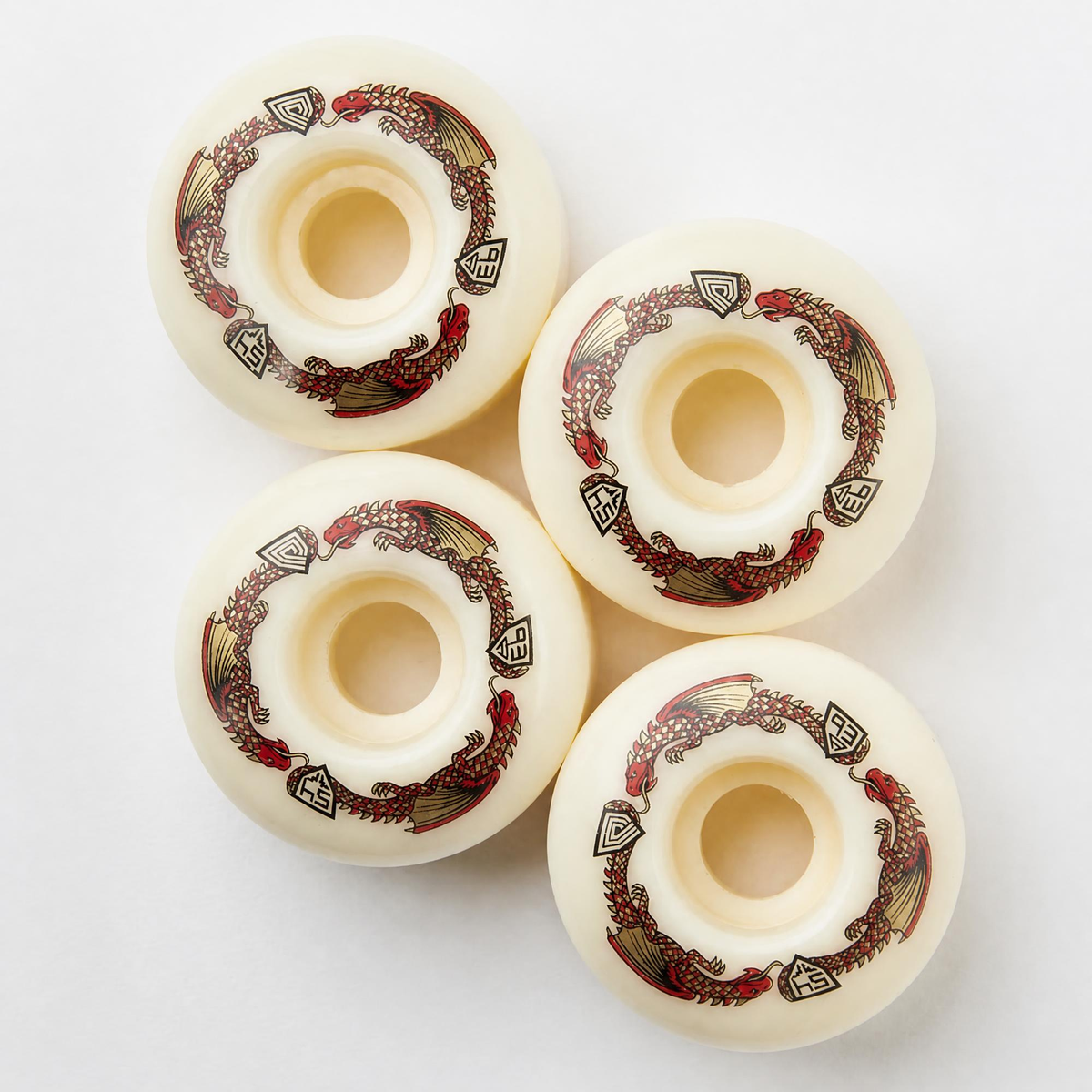 Powell Peralta - Dragon Formula Wheels V4 93A Red (54mm x 34mm)