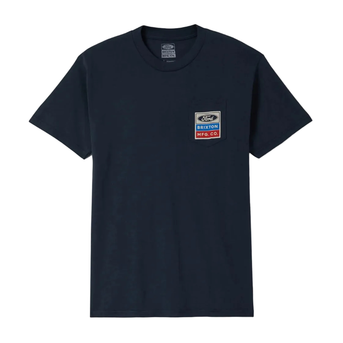 Brixton x Ford Service Dept Pocket Tee - American Navy