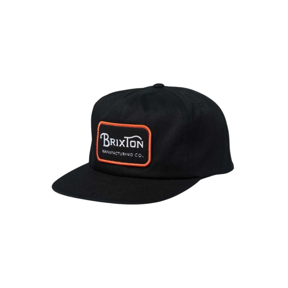 Brixton Grade HP Snapback - Black/Orange/White