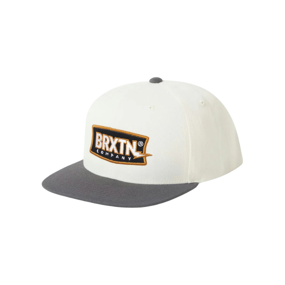 Brixton Lightning MP Snapback - Off White/Charcoal