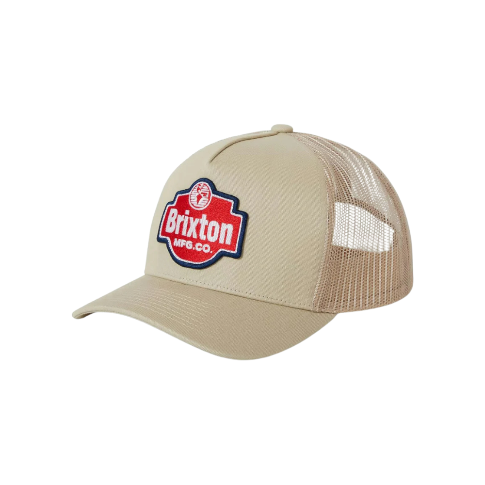 Brixton Genuine Quality Net Plus Trucker Hat - Sand/Sand