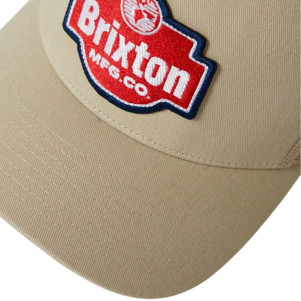 Brixton Genuine Quality Net Plus Trucker Hat - Sand/Sand