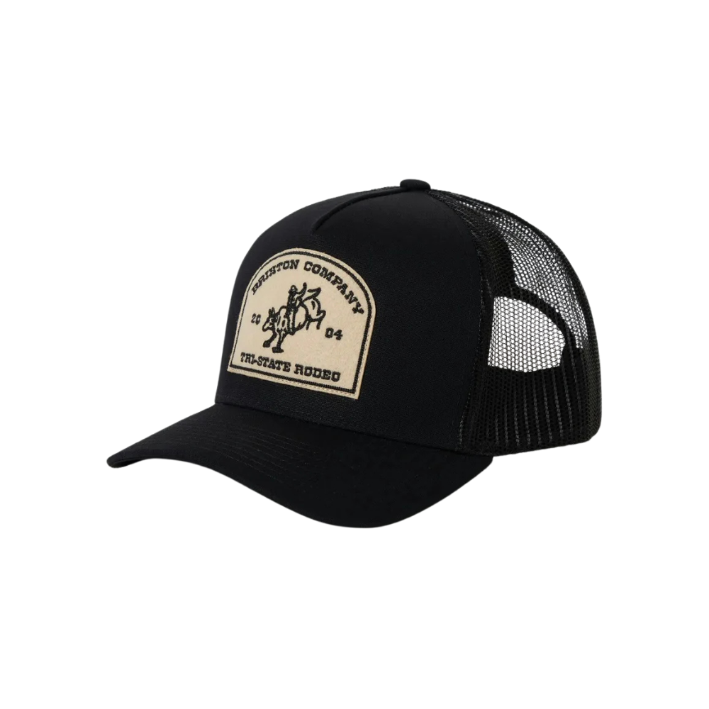 Brixton Danford Trucker Hat - Black/Black