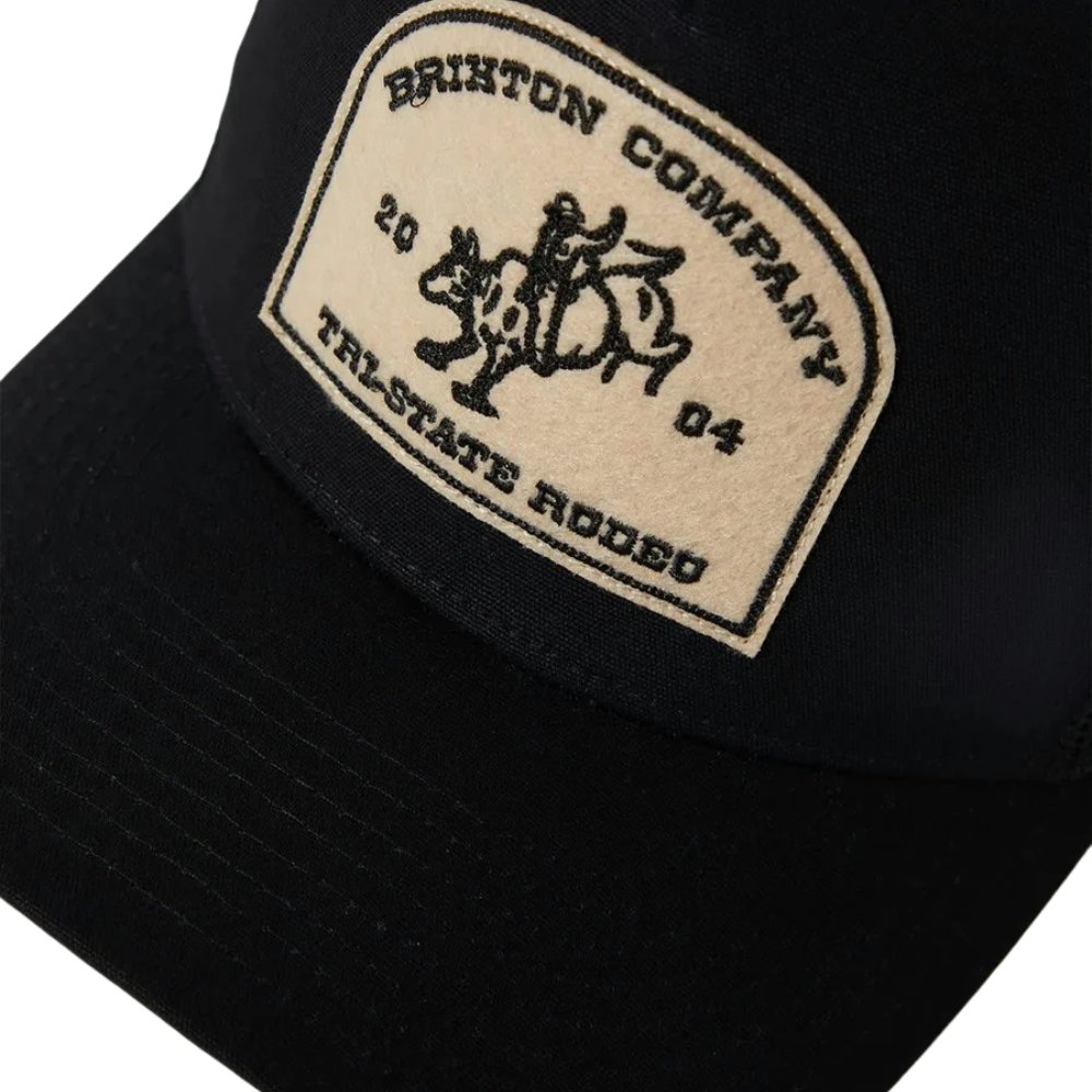 Brixton Danford Trucker Hat - Black/Black