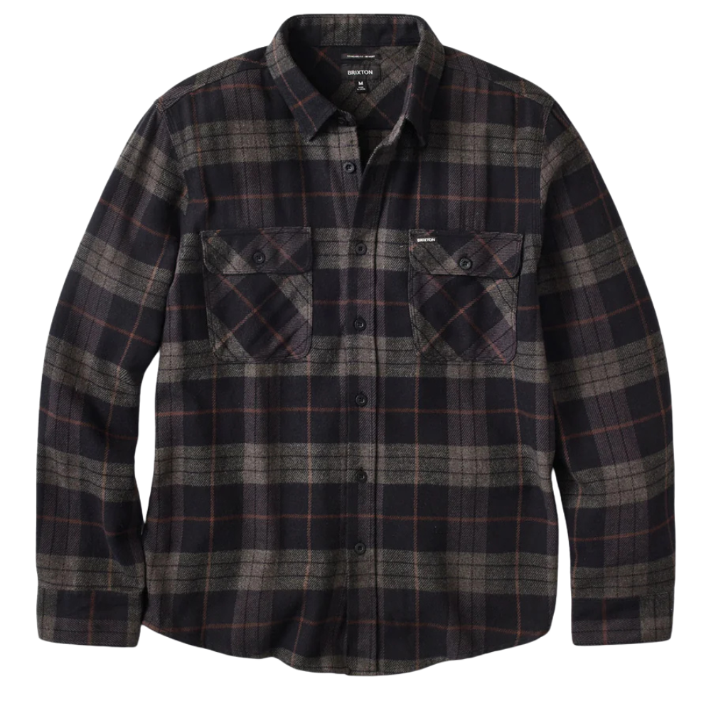 Bowery Flannel - Black/Charcoal