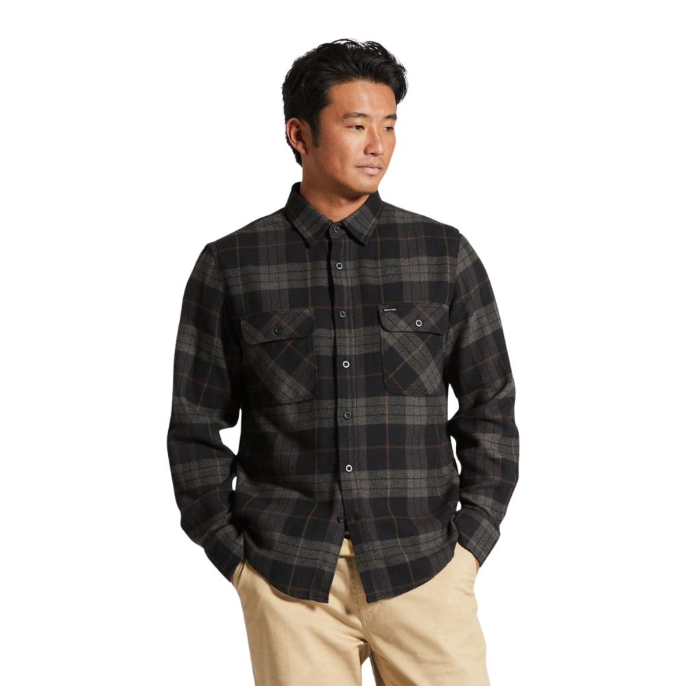 Bowery Flannel - Black/Charcoal