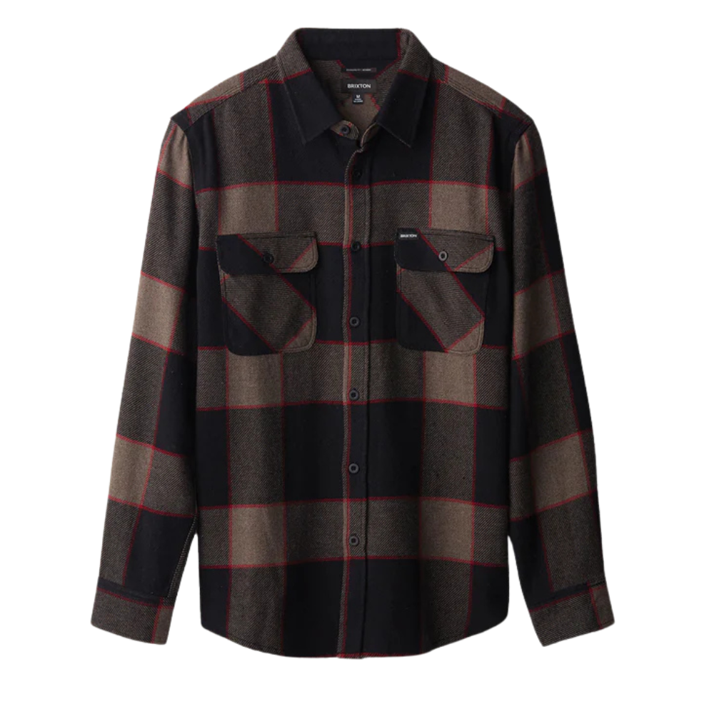 Bowery Flannel - Heather Grey/Charcoal