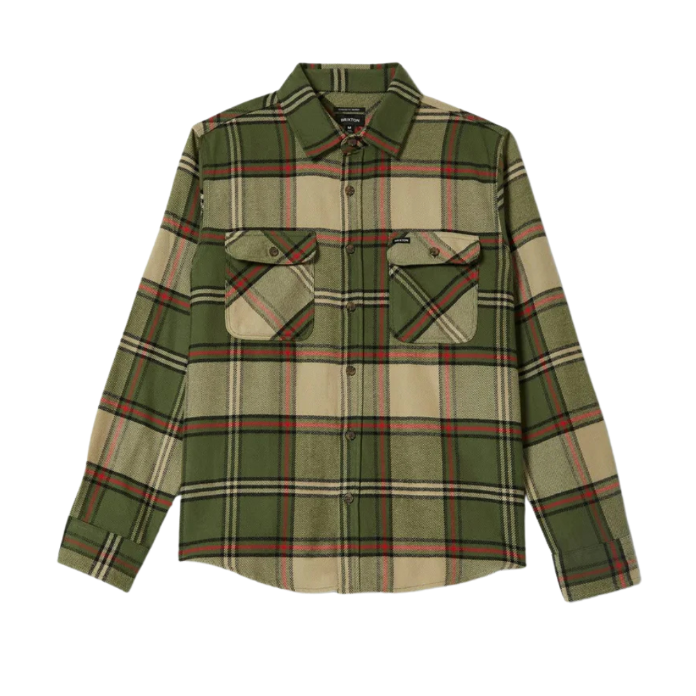 Bowery Flannel - Wild Green/Elm/Adrenaline Rush