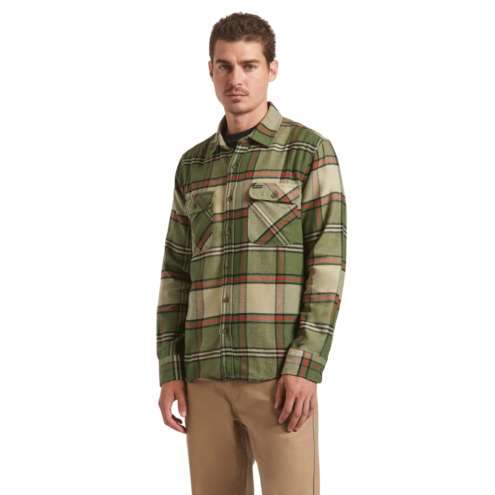 Bowery Flannel - Wild Green/Elm/Adrenaline Rush