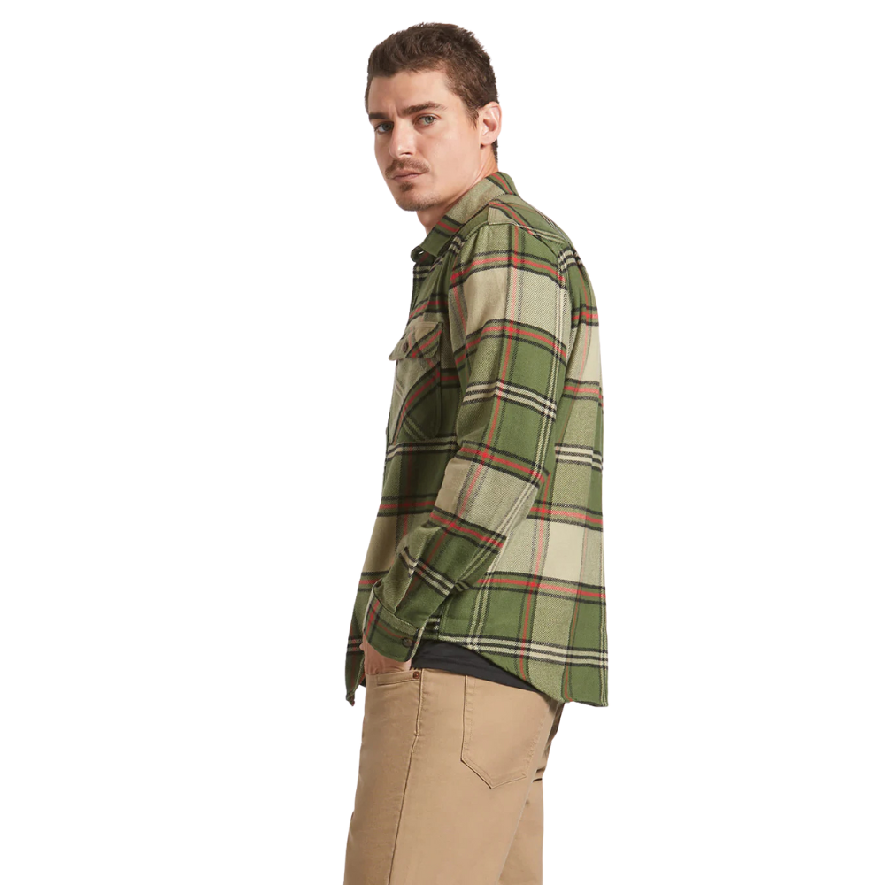 Bowery Flannel - Wild Green/Elm/Adrenaline Rush