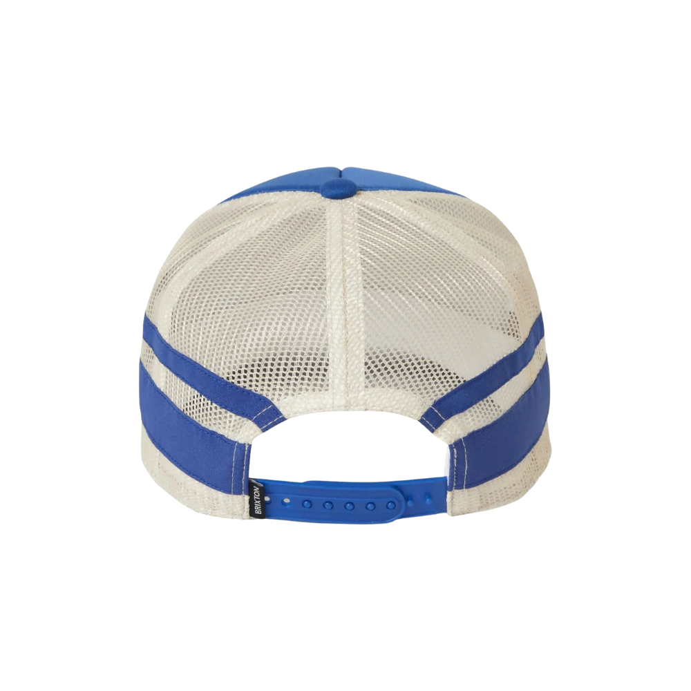 Brixton x Ford Built Tough Trucker Hat - Ford Blue/Wimbledon White