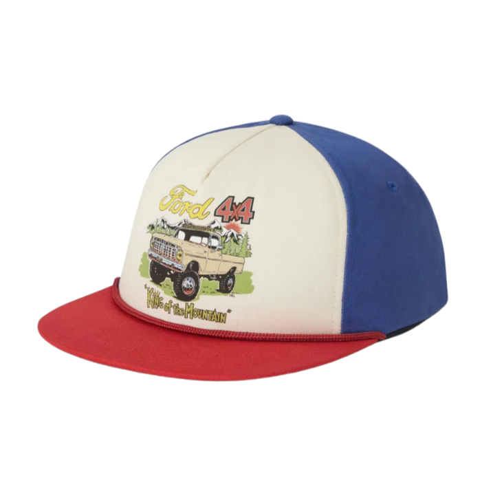 Brixton x Ford King of the Mountains Snapback Hat - Multi