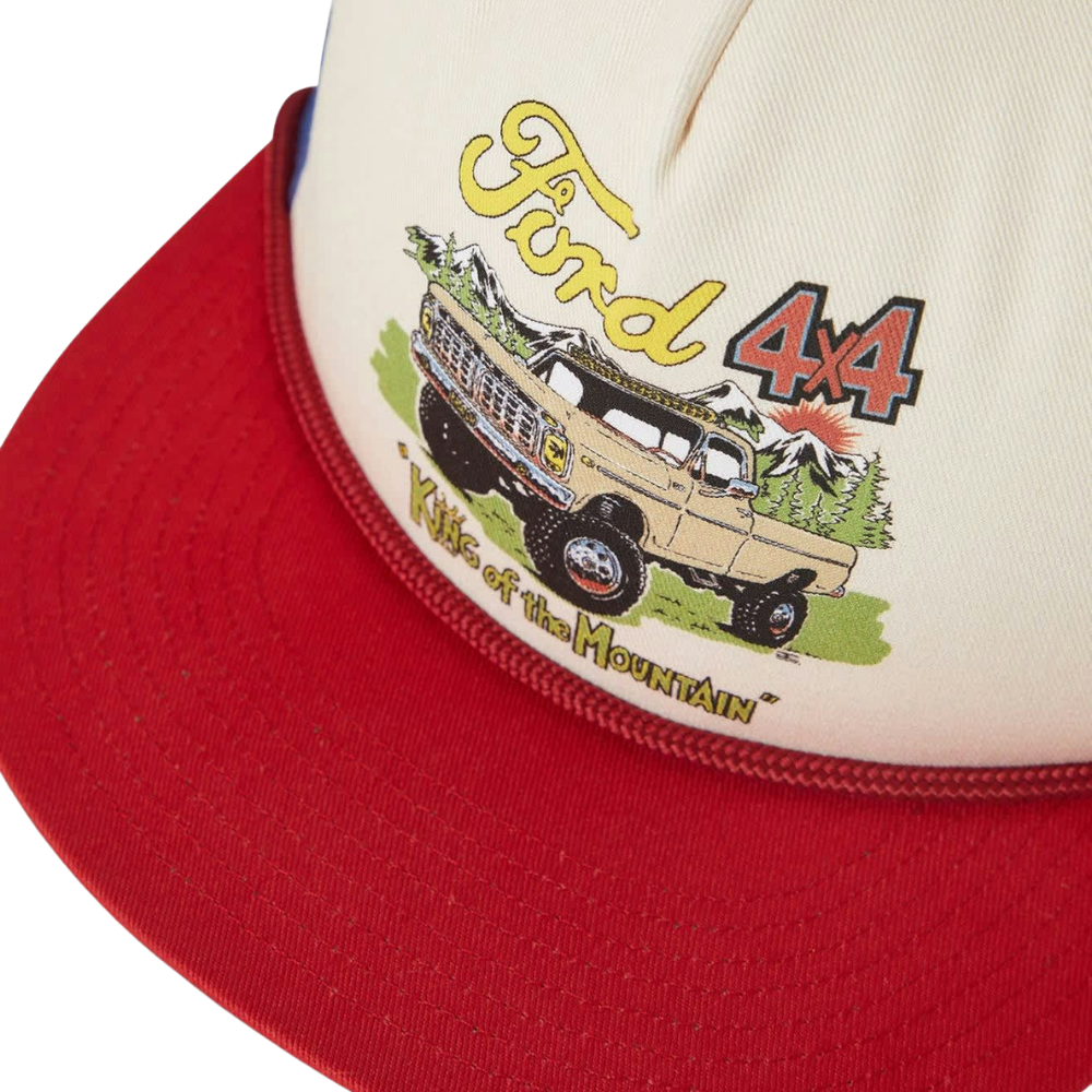 Brixton x Ford King of the Mountains Snapback Hat - Multi