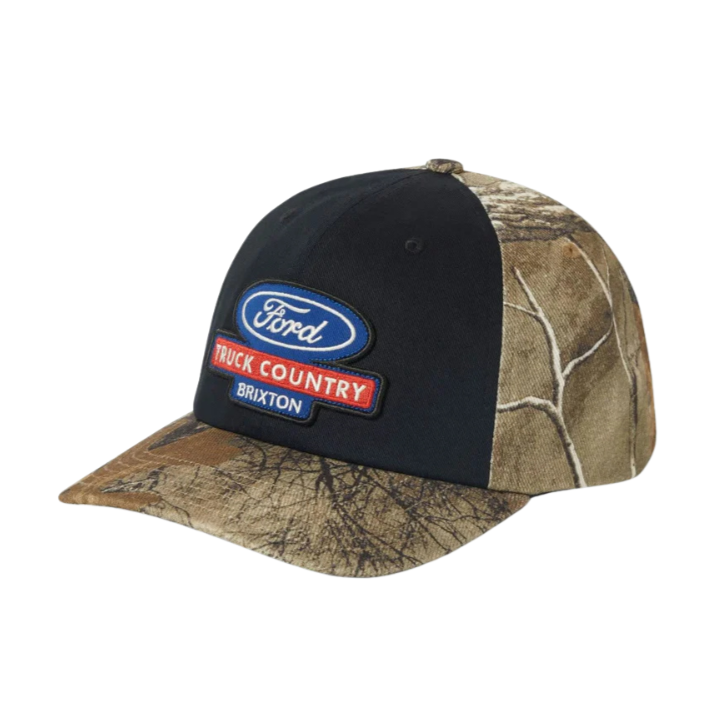 Brixton x Ford Truck Country Snapback Hat - Burnt Rubber/Camo