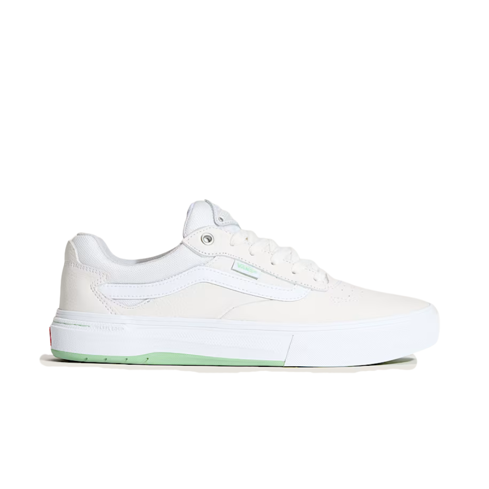 Vans Skate Kyle Walker Wafflecup Shoe - White/Mint Green